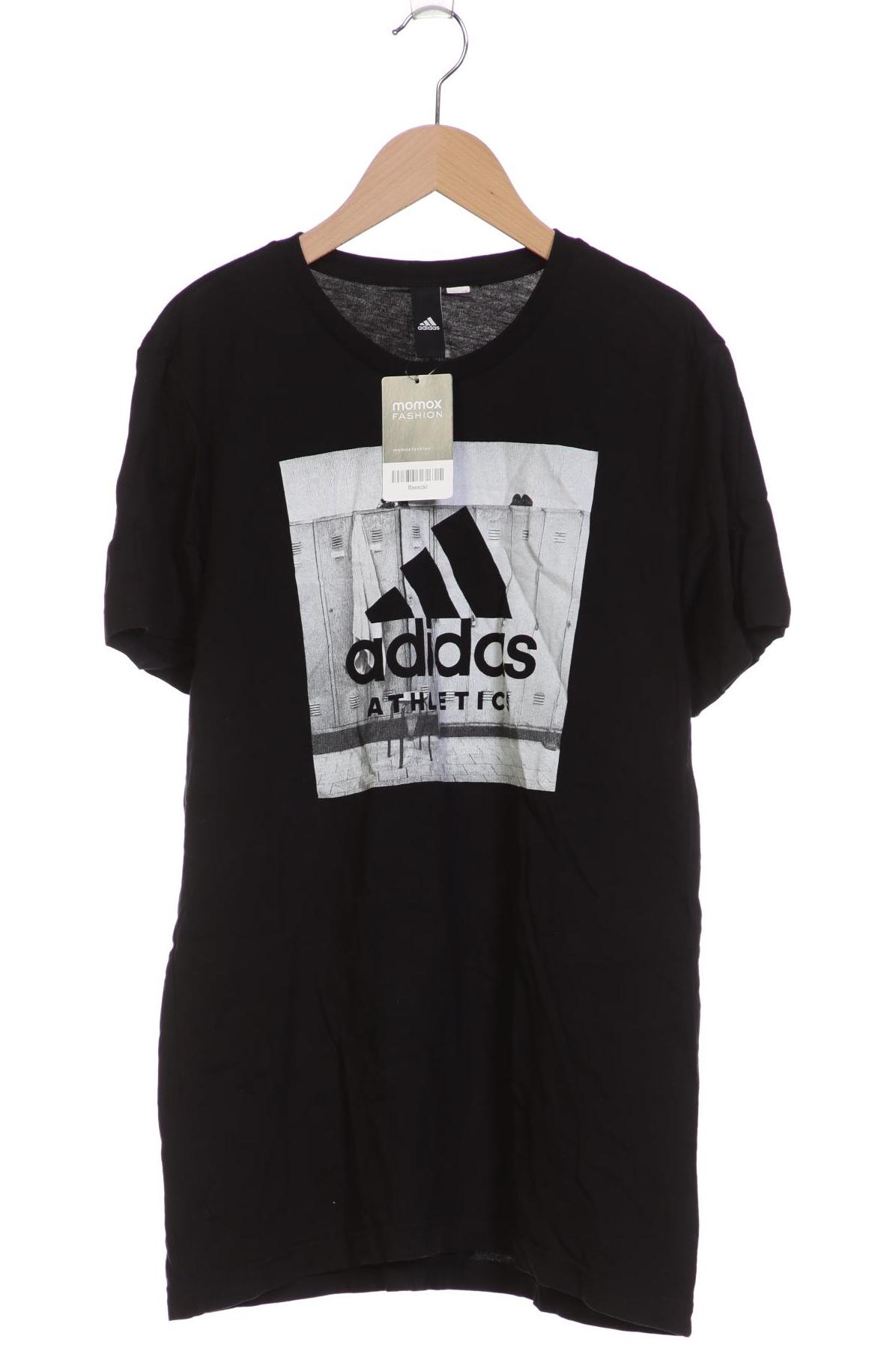 

adidas Herren T-Shirt, schwarz, Gr. 48