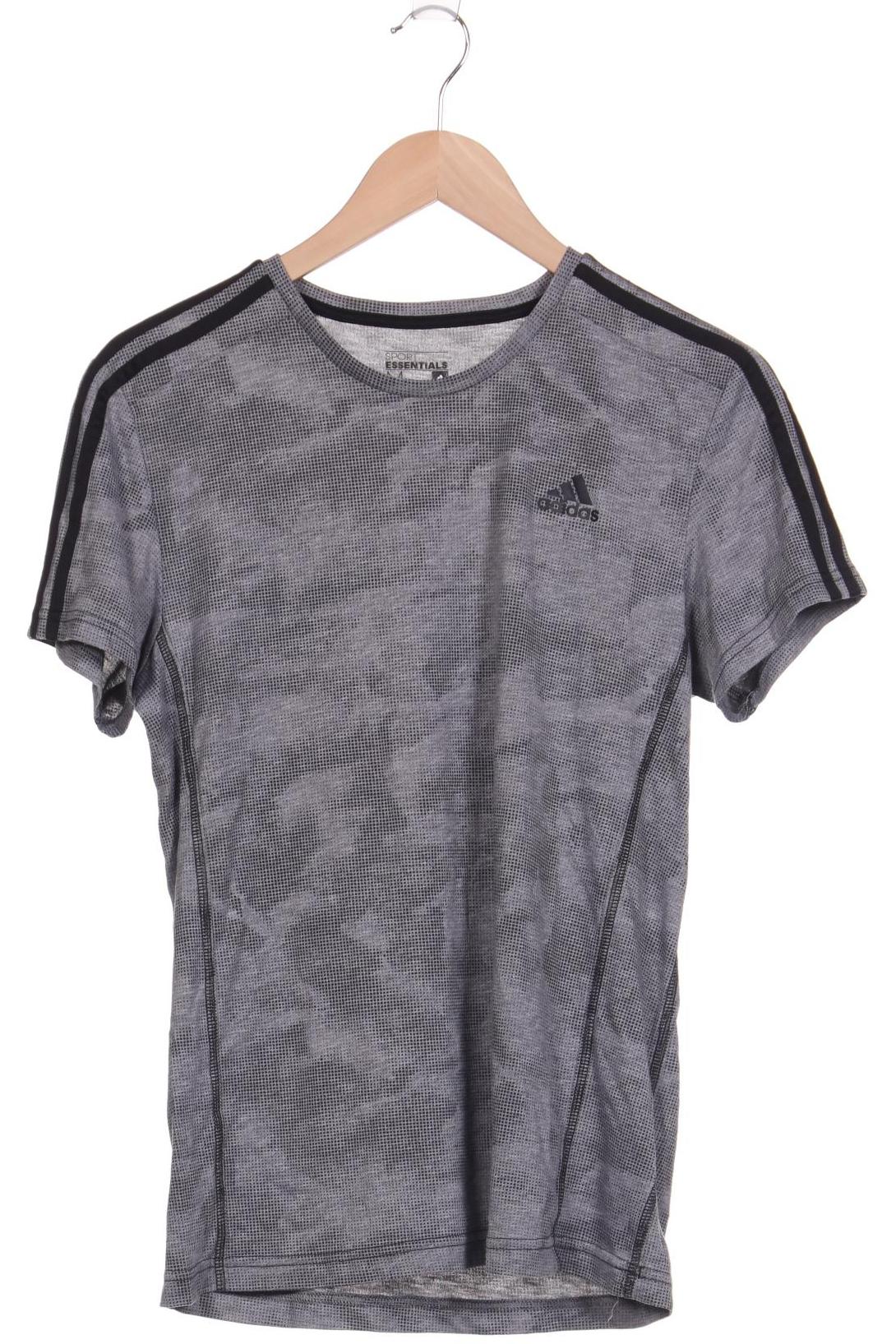

adidas Herren T-Shirt, grau, Gr. 48