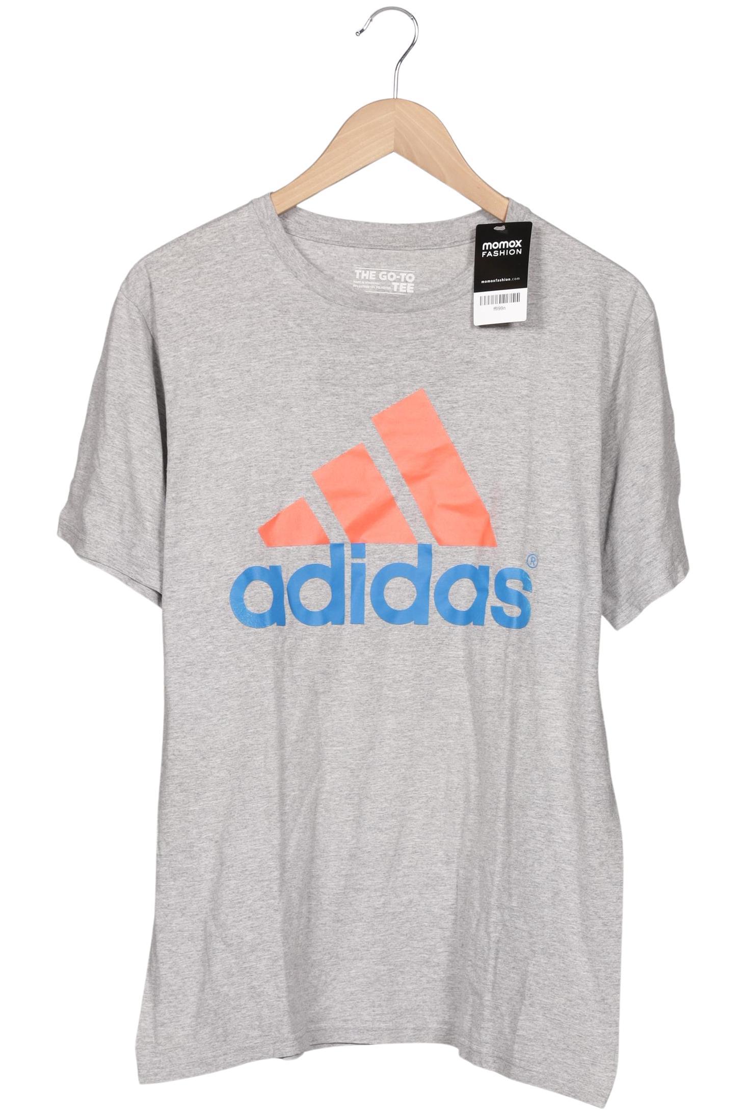 

adidas Herren T-Shirt, grau, Gr. 52