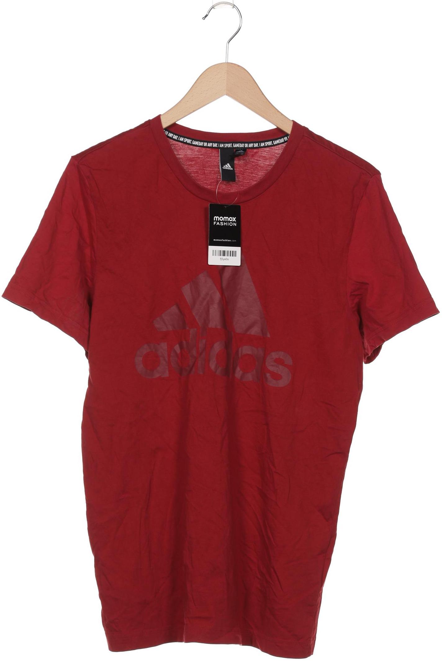 

adidas Herren T-Shirt, bordeaux, Gr. 48