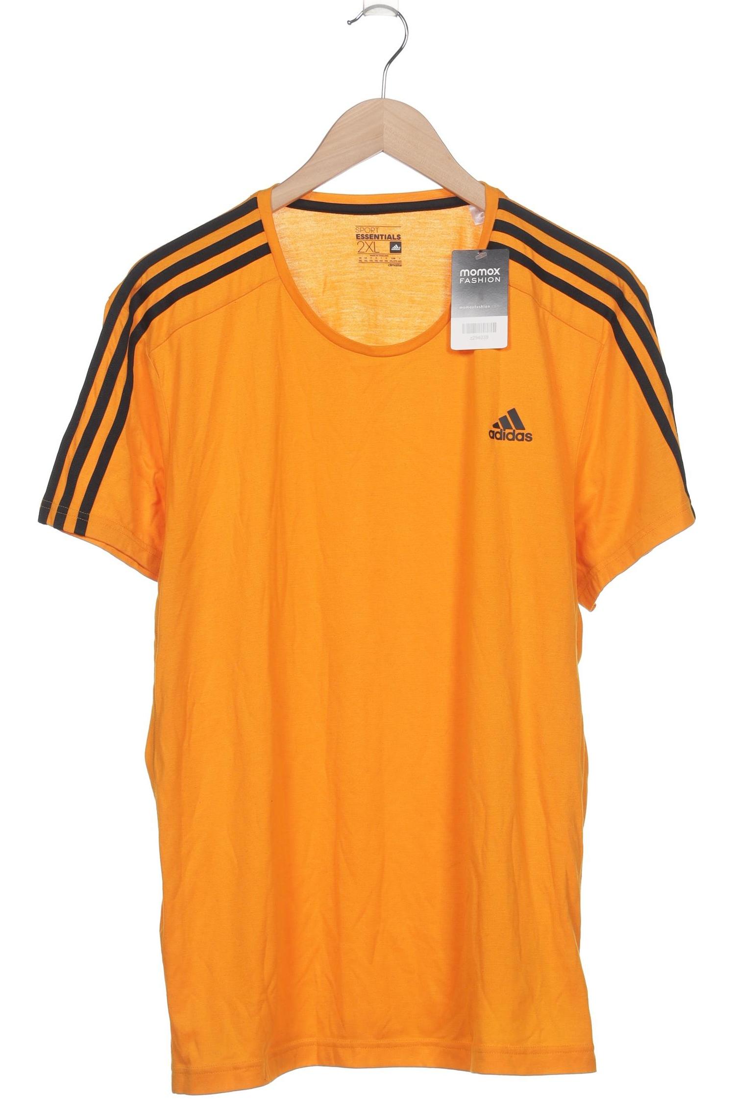 

adidas Herren T-Shirt, orange, Gr. 56