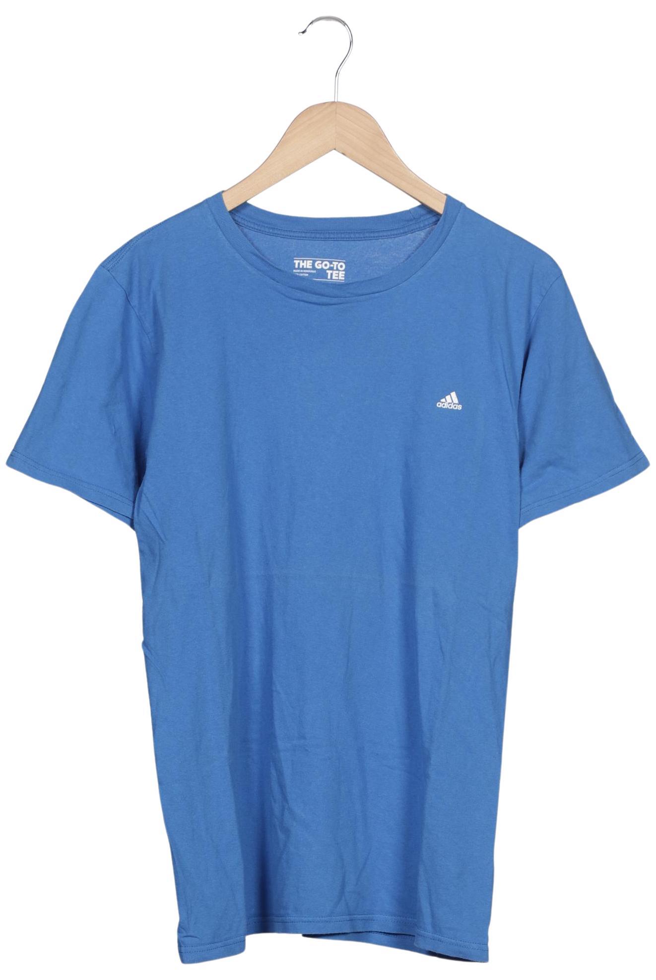 

adidas Herren T-Shirt, blau, Gr. 48