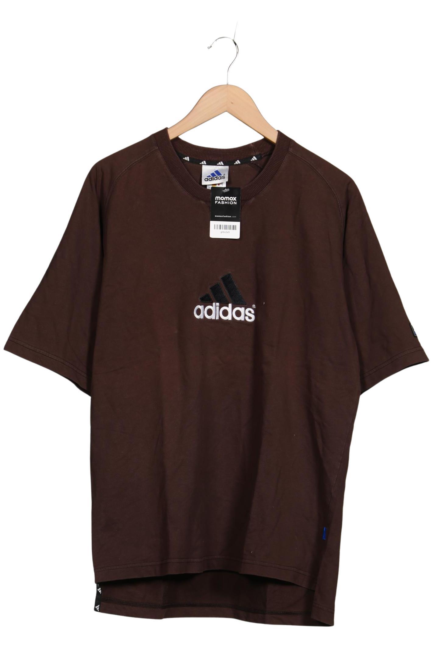 

adidas Herren T-Shirt, braun, Gr. 48
