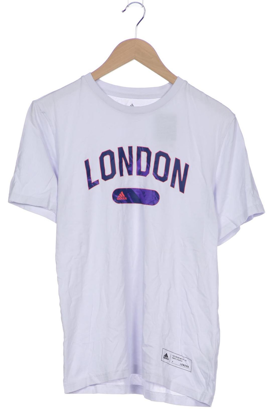 

adidas Herren T-Shirt, weiß, Gr. 46