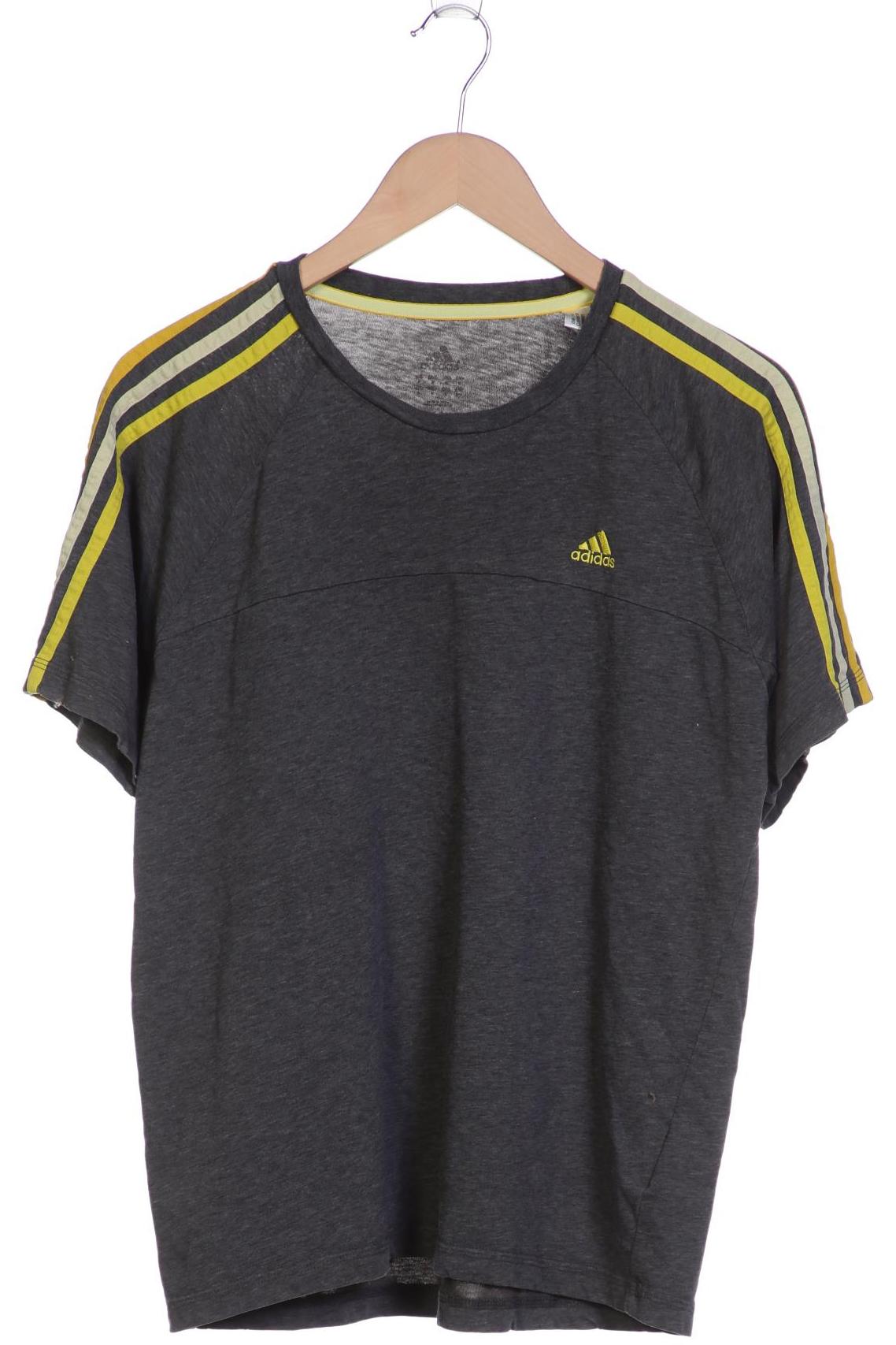 

adidas Herren T-Shirt, grau, Gr. 48