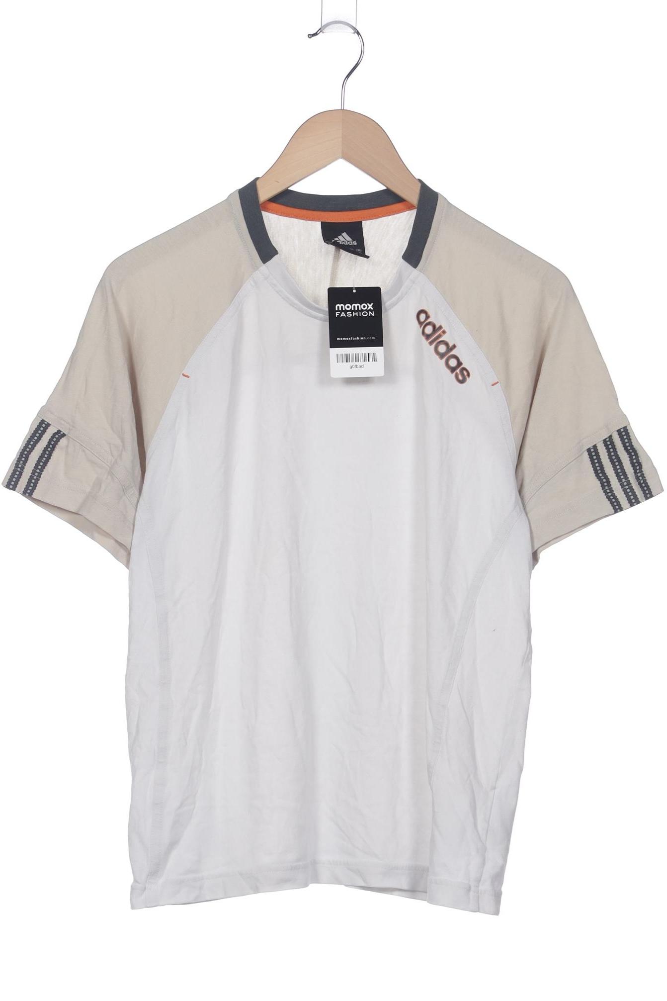

adidas Herren T-Shirt, weiß, Gr. 48