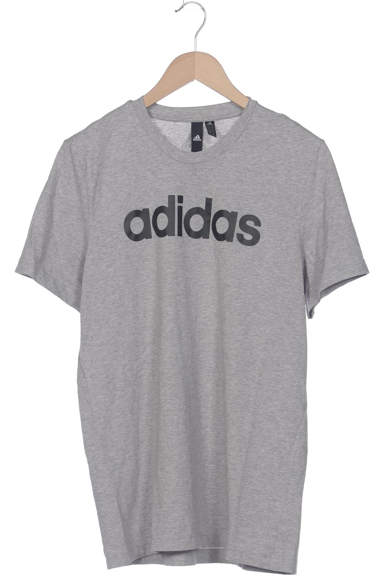 

adidas Herren T-Shirt, grau, Gr. 52