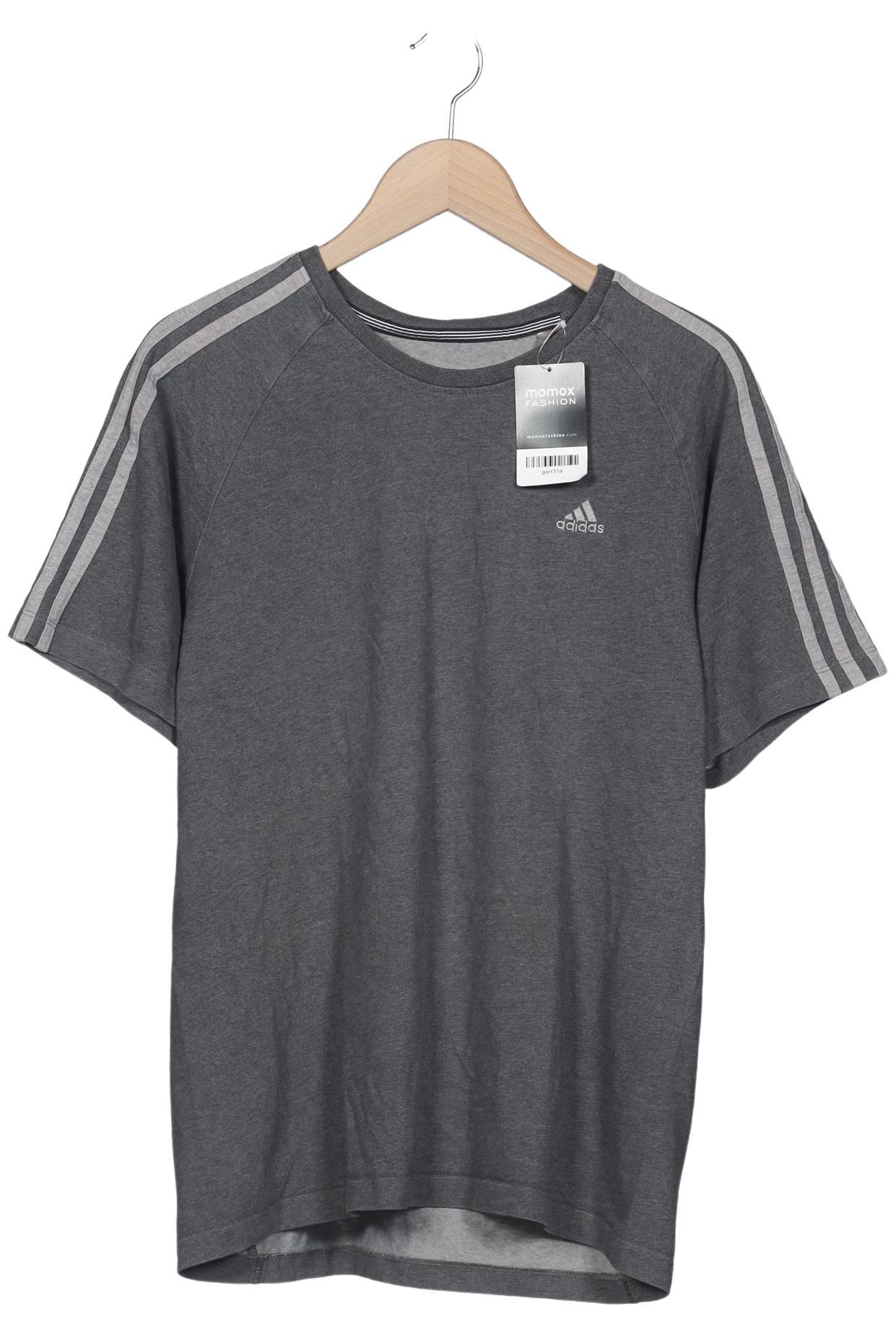 

adidas Herren T-Shirt, grau, Gr. 48