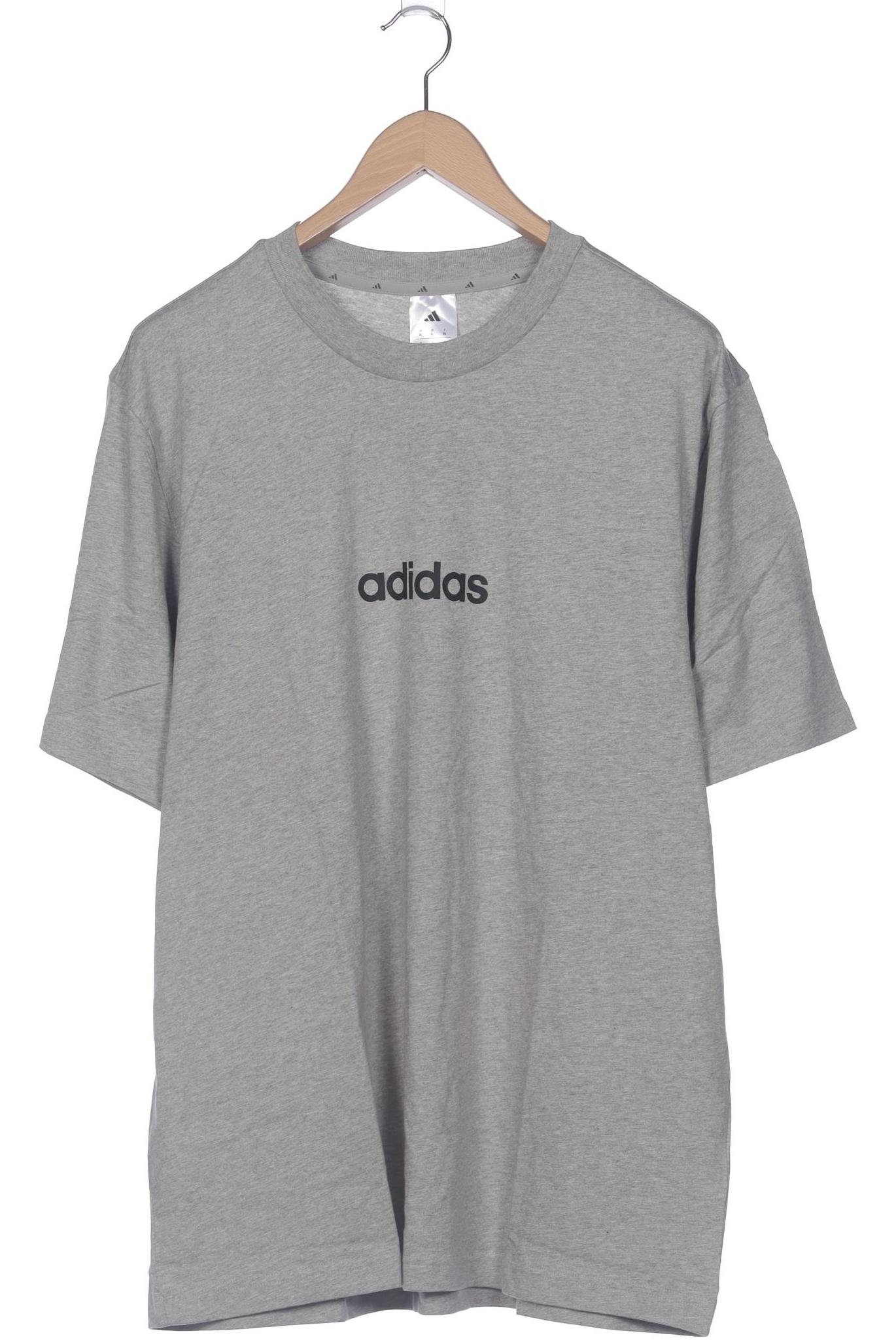 

adidas Herren T-Shirt, grau, Gr. 54