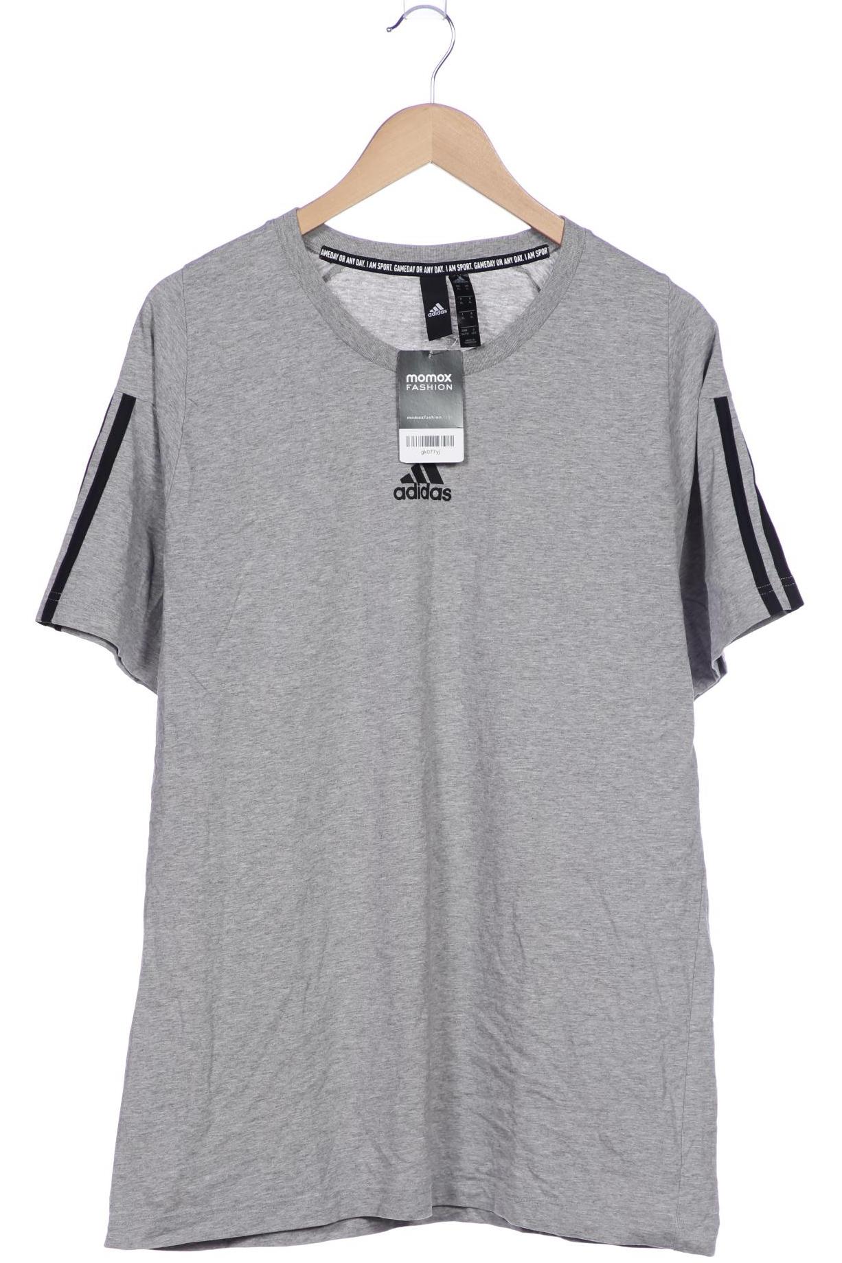 

adidas Herren T-Shirt, grau, Gr. 54