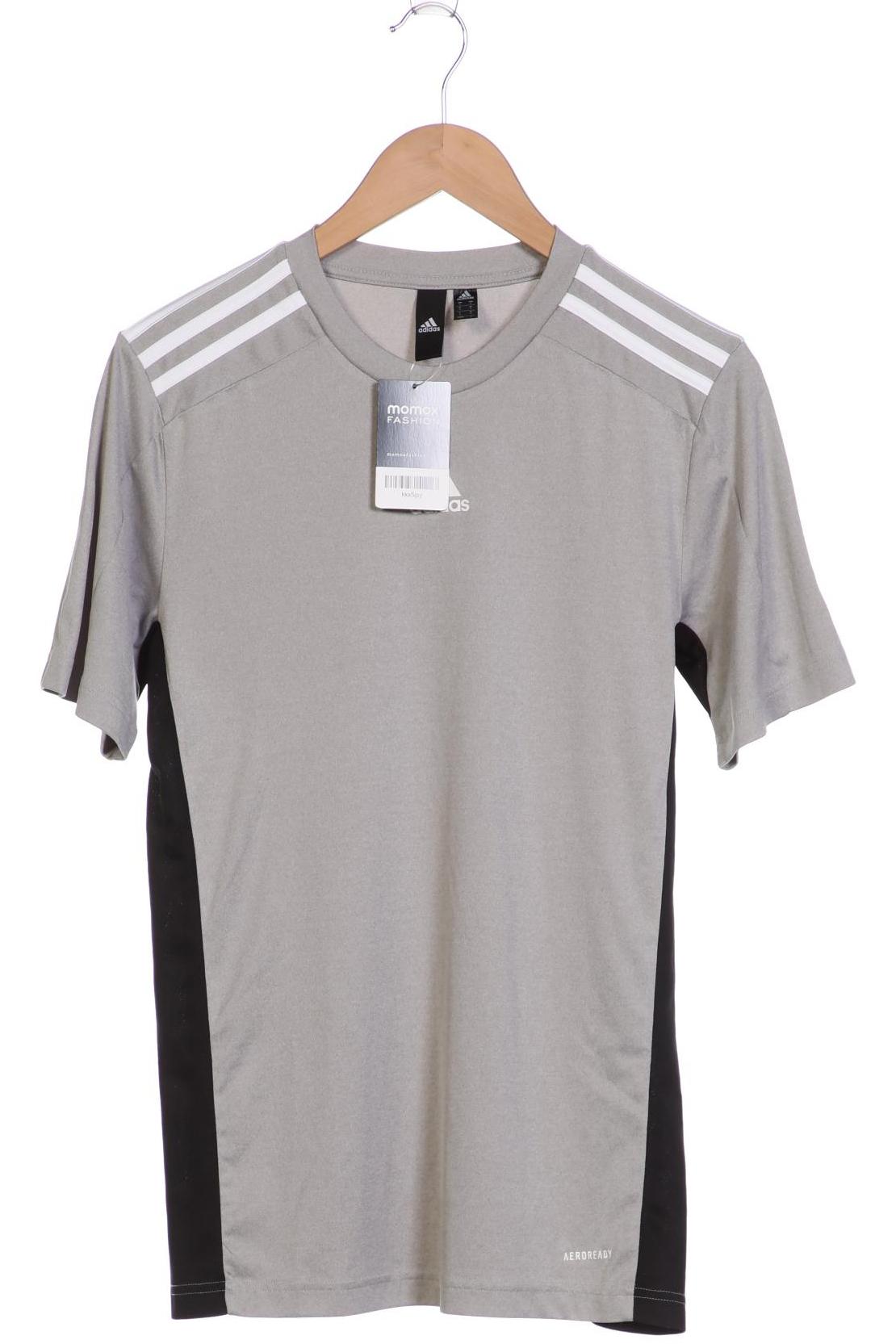 

adidas Herren T-Shirt, grau, Gr. 46