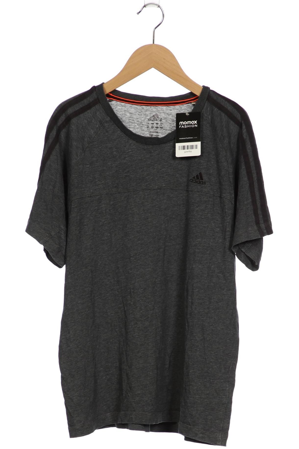 

adidas Herren T-Shirt, grau, Gr. 46