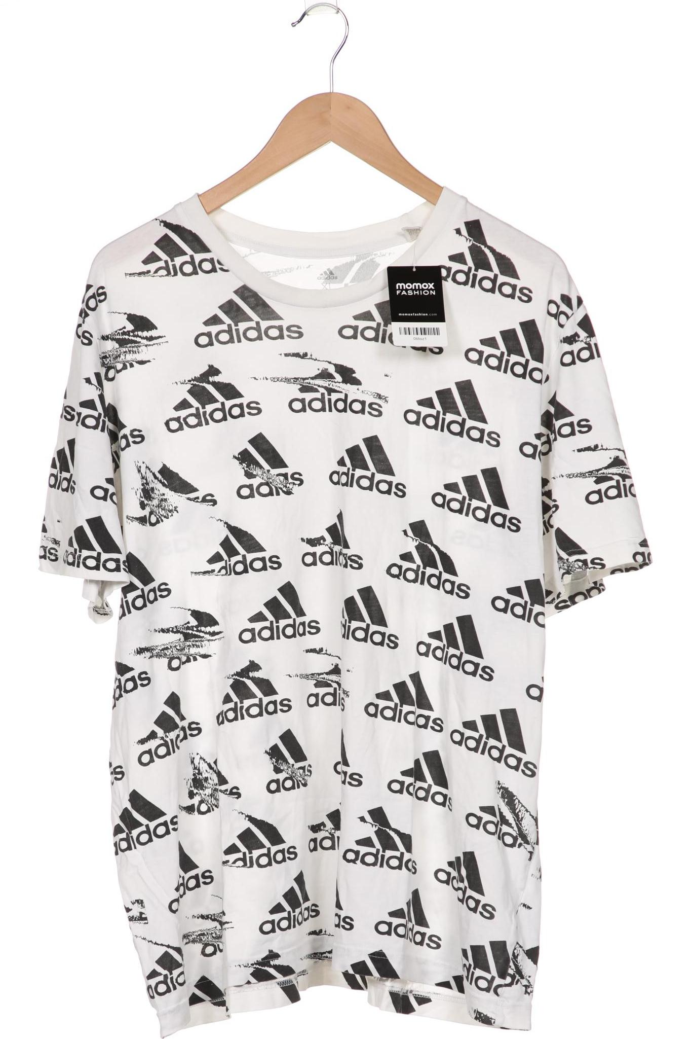 

adidas Herren T-Shirt, weiß, Gr. 54