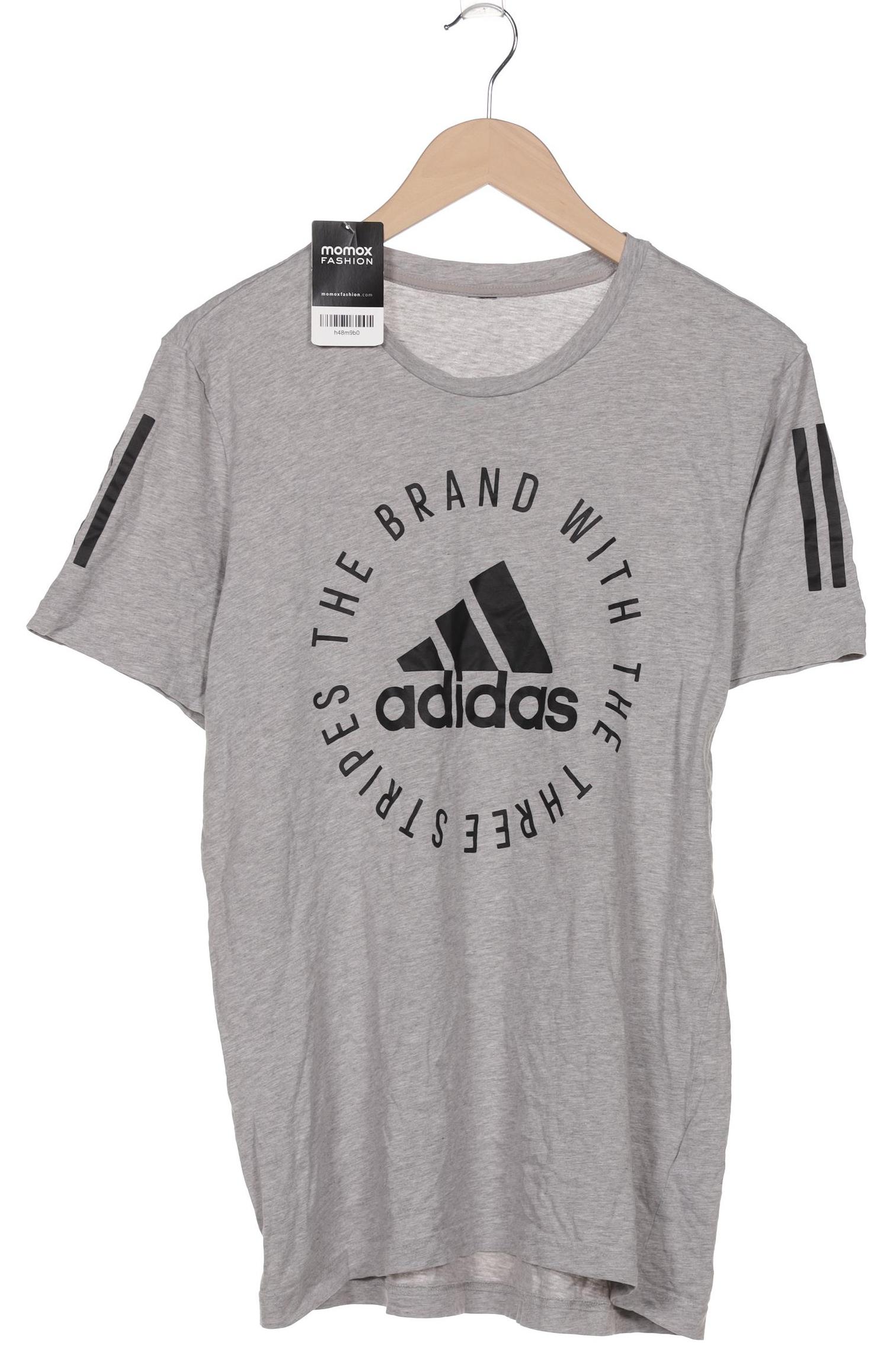 

adidas Herren T-Shirt, grau, Gr. 54