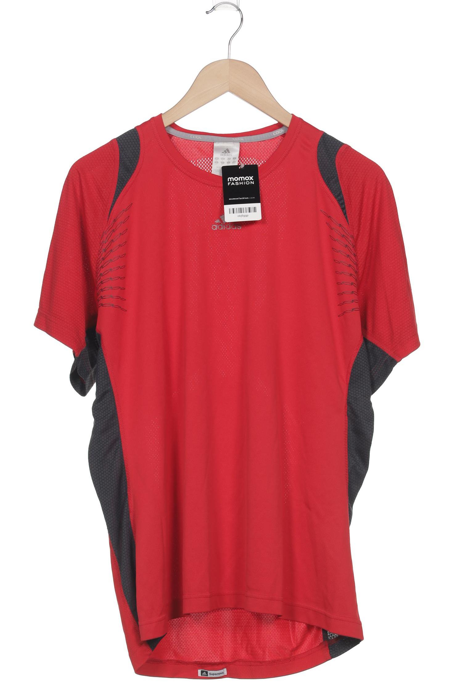 

adidas Herren T-Shirt, rot, Gr. 48