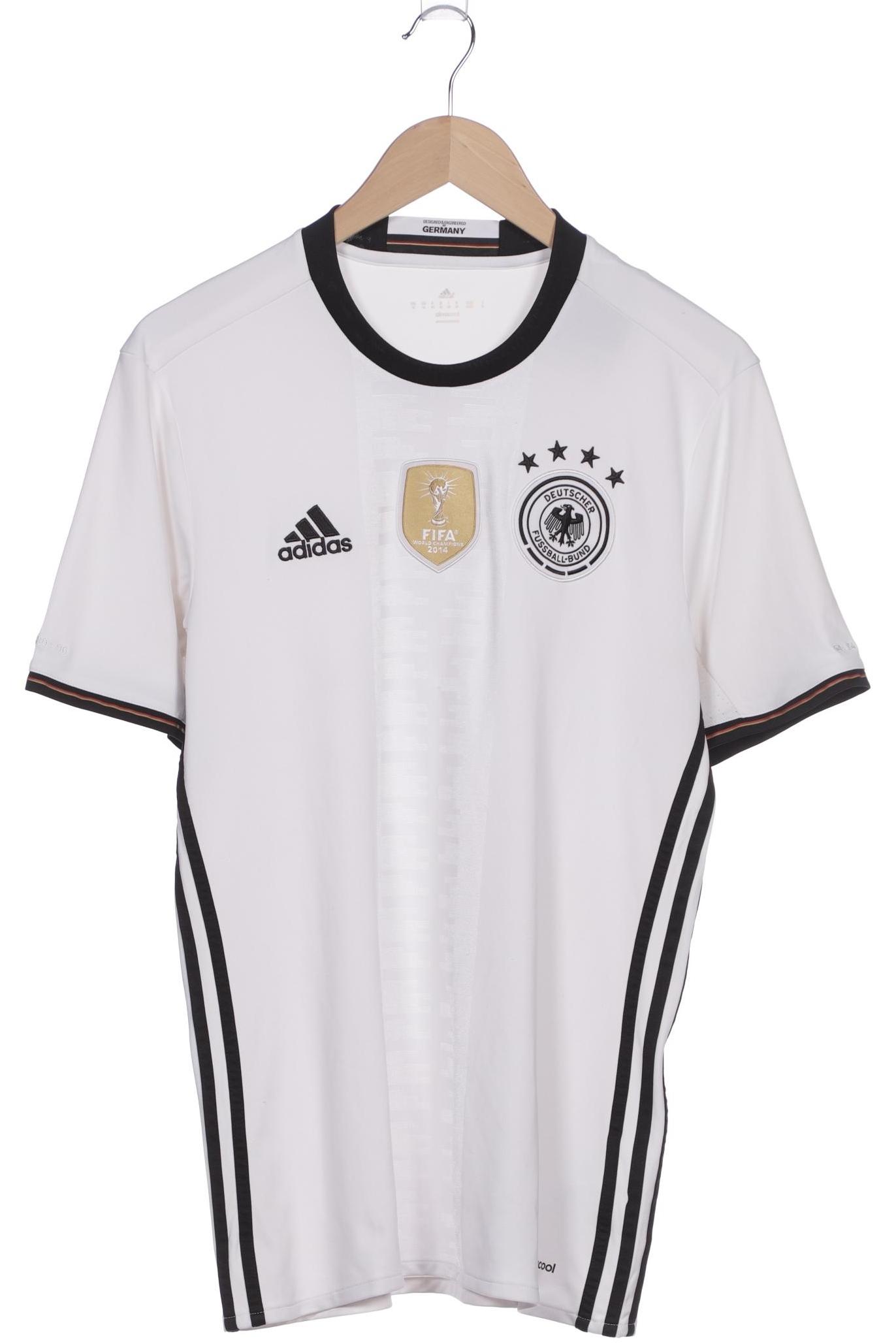

adidas Herren T-Shirt, weiß, Gr. 48