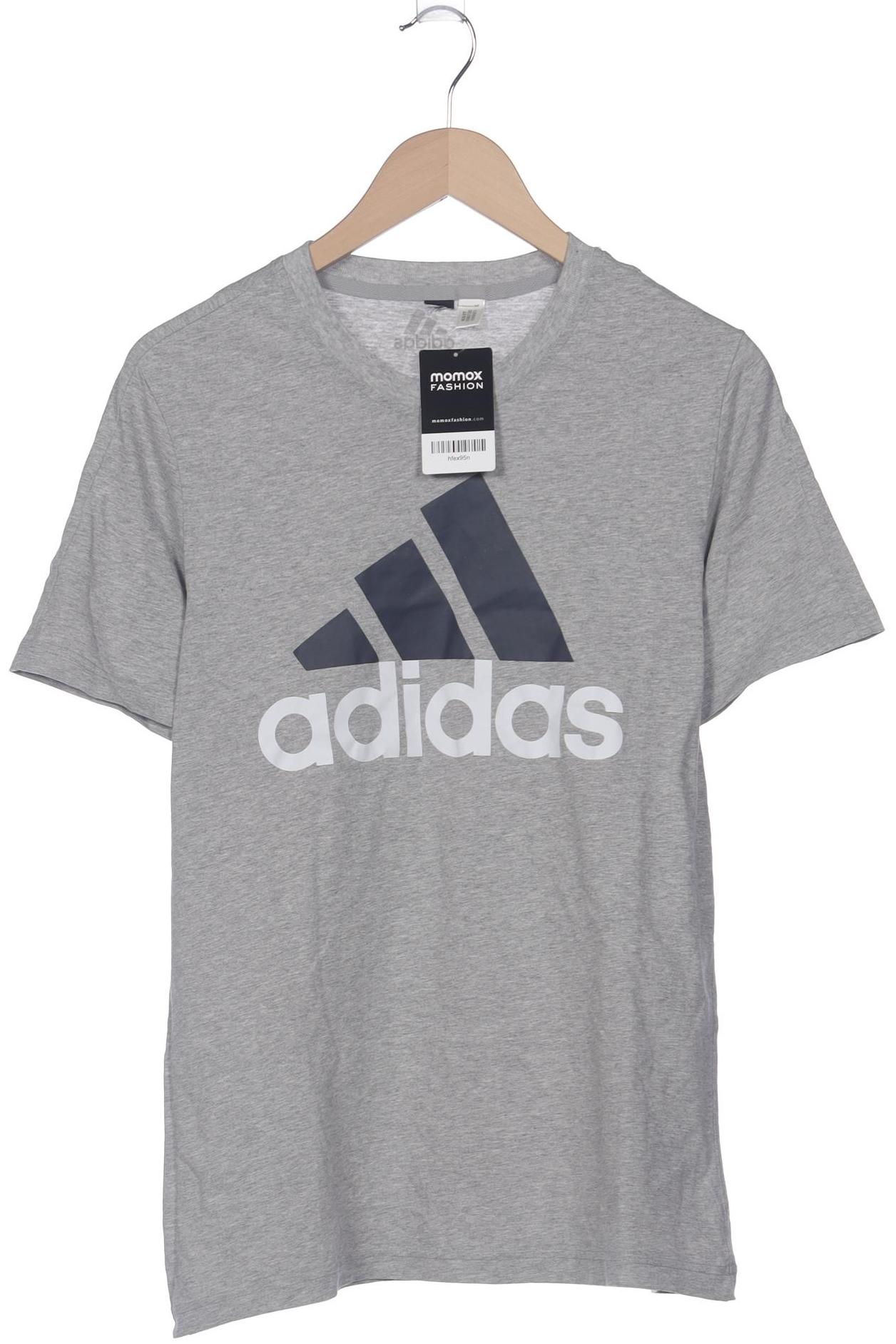 

adidas Herren T-Shirt, grau, Gr. 48