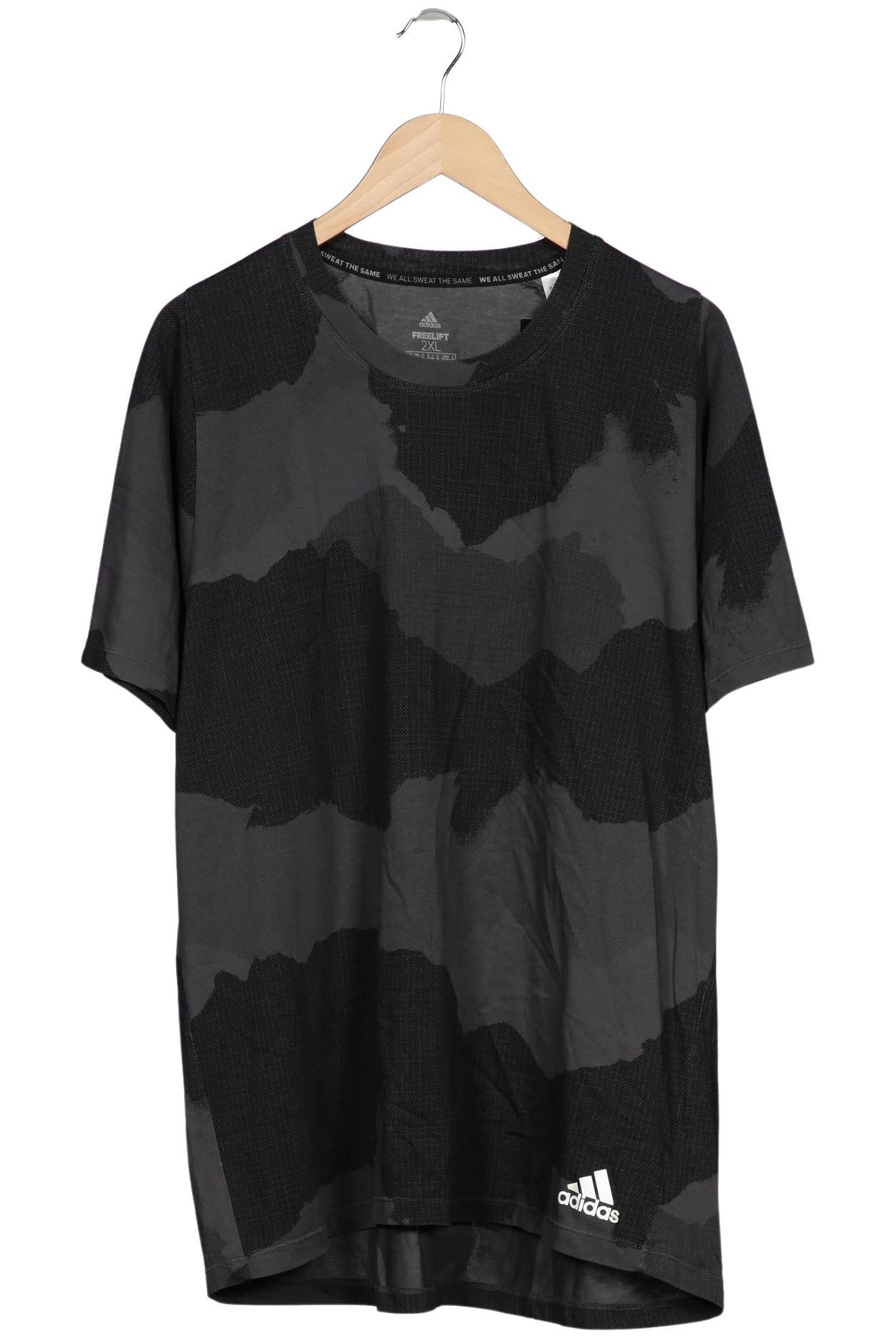 

adidas Herren T-Shirt, grau, Gr. 56