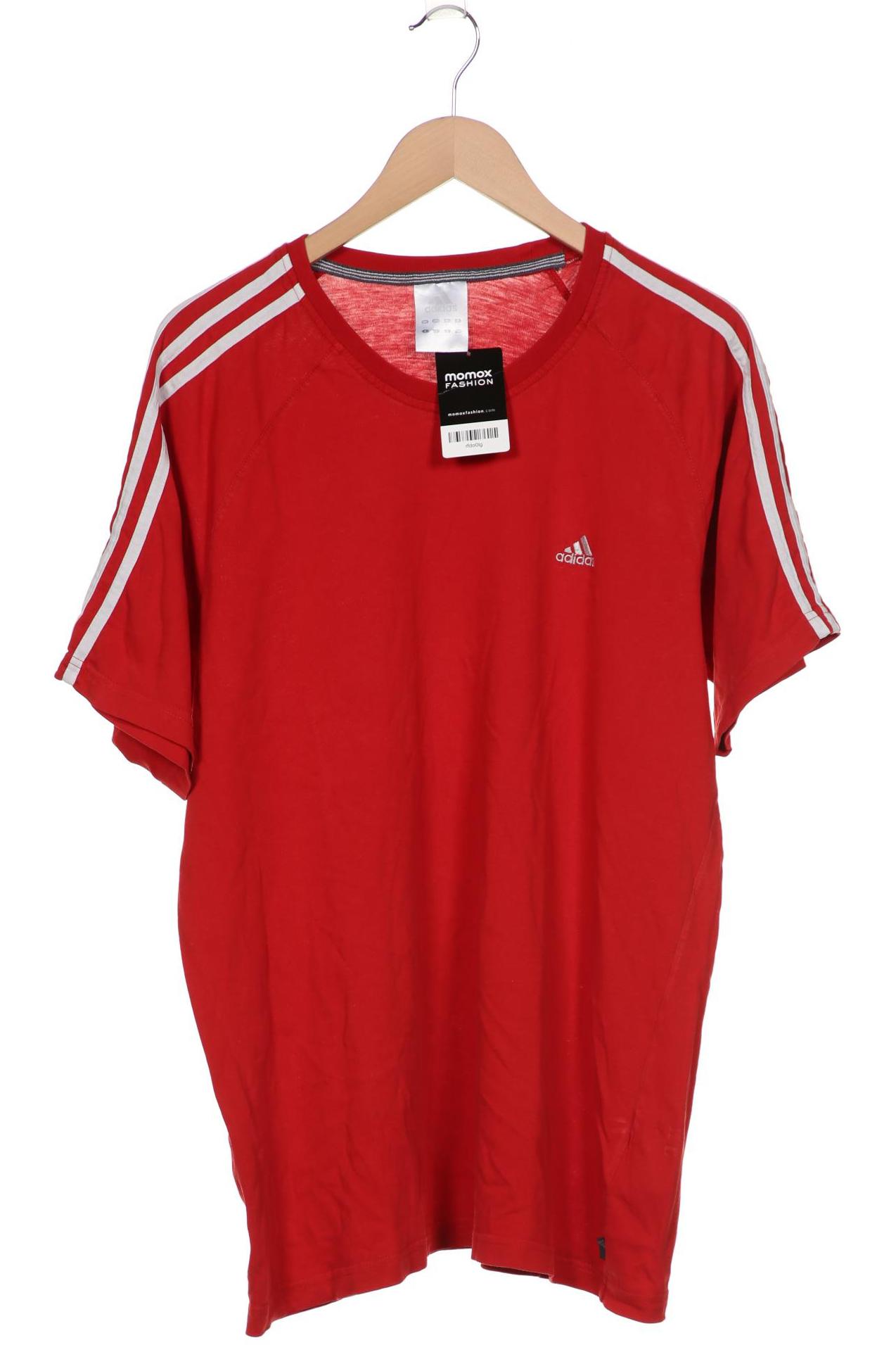 

adidas Herren T-Shirt, rot, Gr. 54