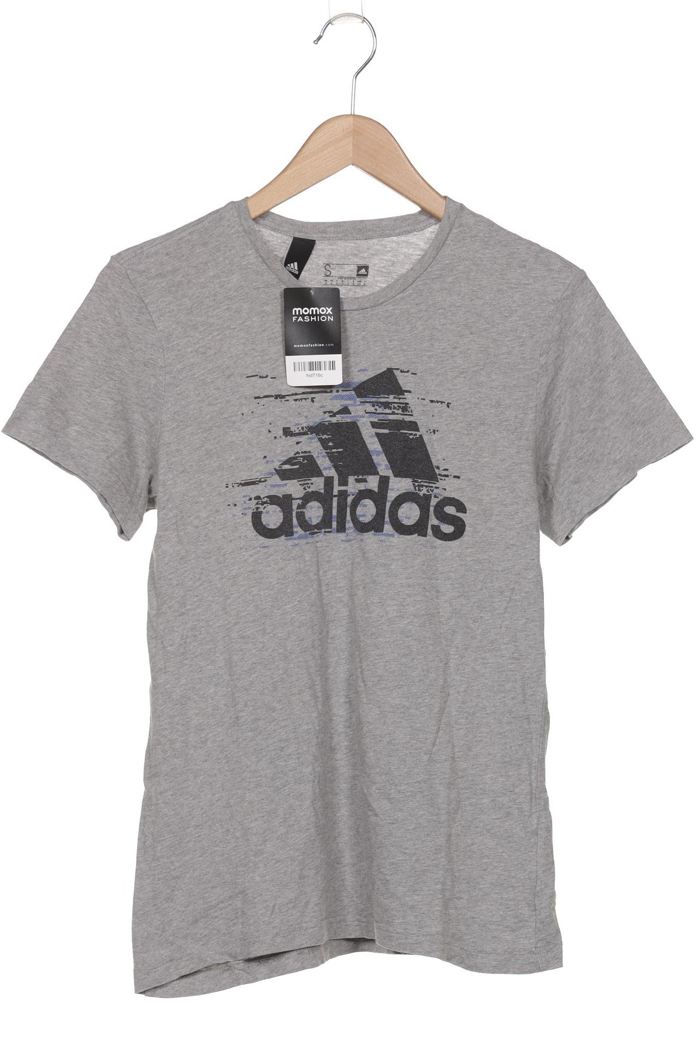 

adidas Herren T-Shirt, grau, Gr. 46