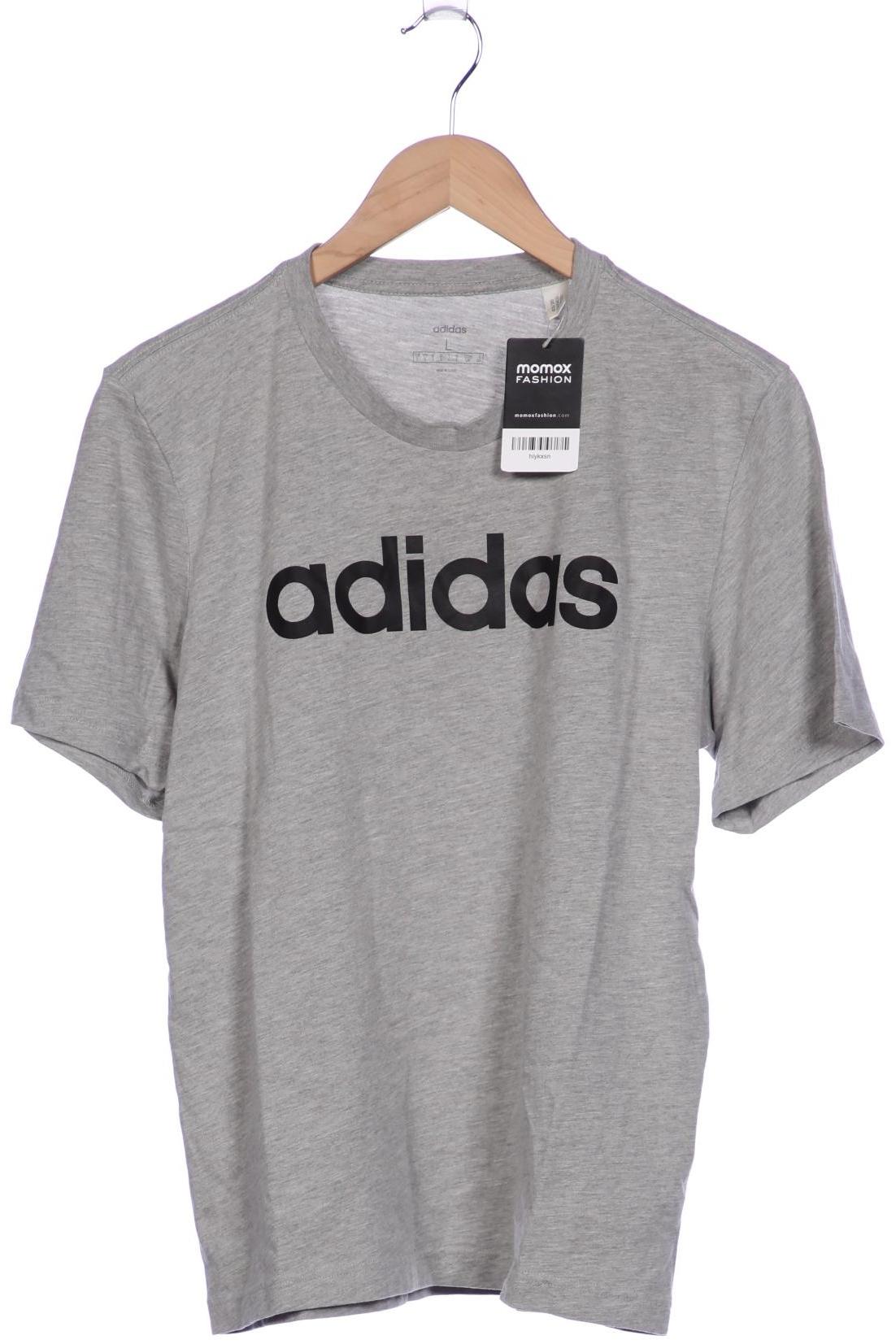

adidas Herren T-Shirt, grau, Gr. 52