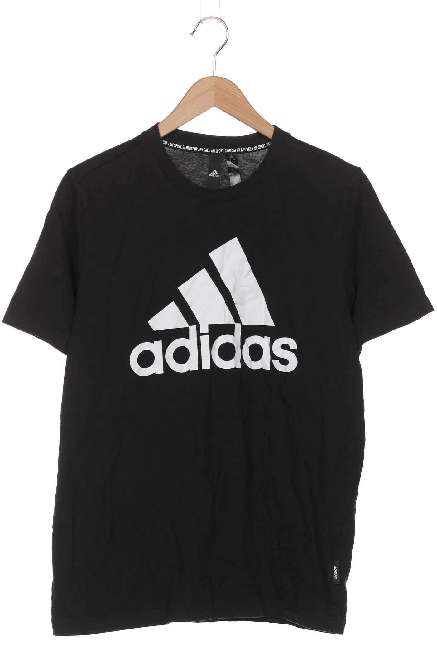 

adidas Herren T-Shirt, schwarz, Gr. 48