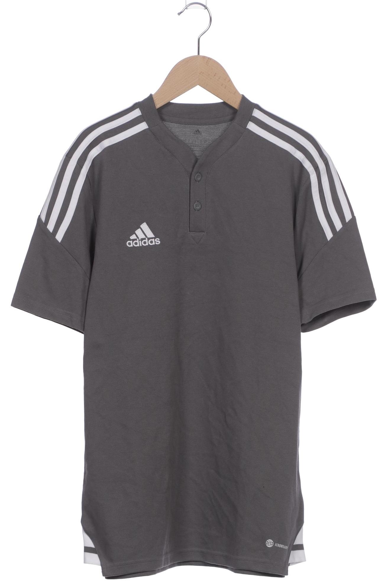 

adidas Herren T-Shirt, grau, Gr. 46