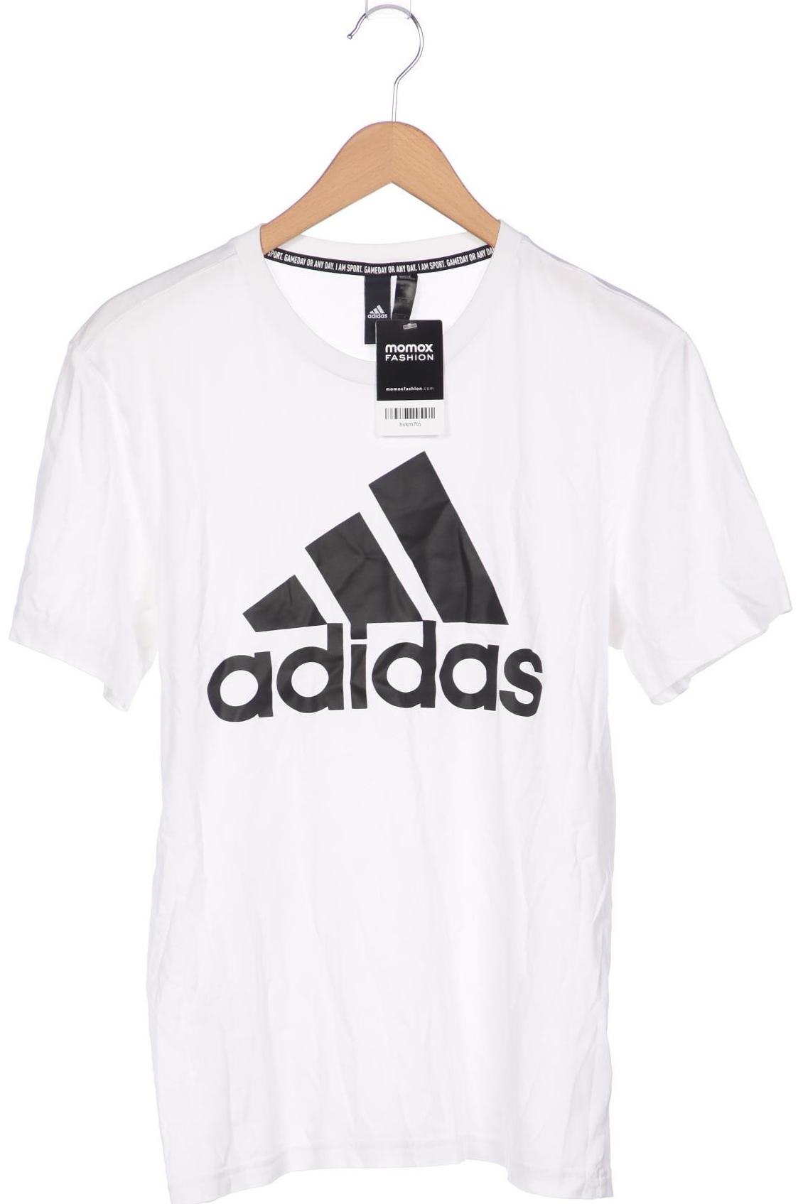 

adidas Herren T-Shirt, weiß, Gr. 48