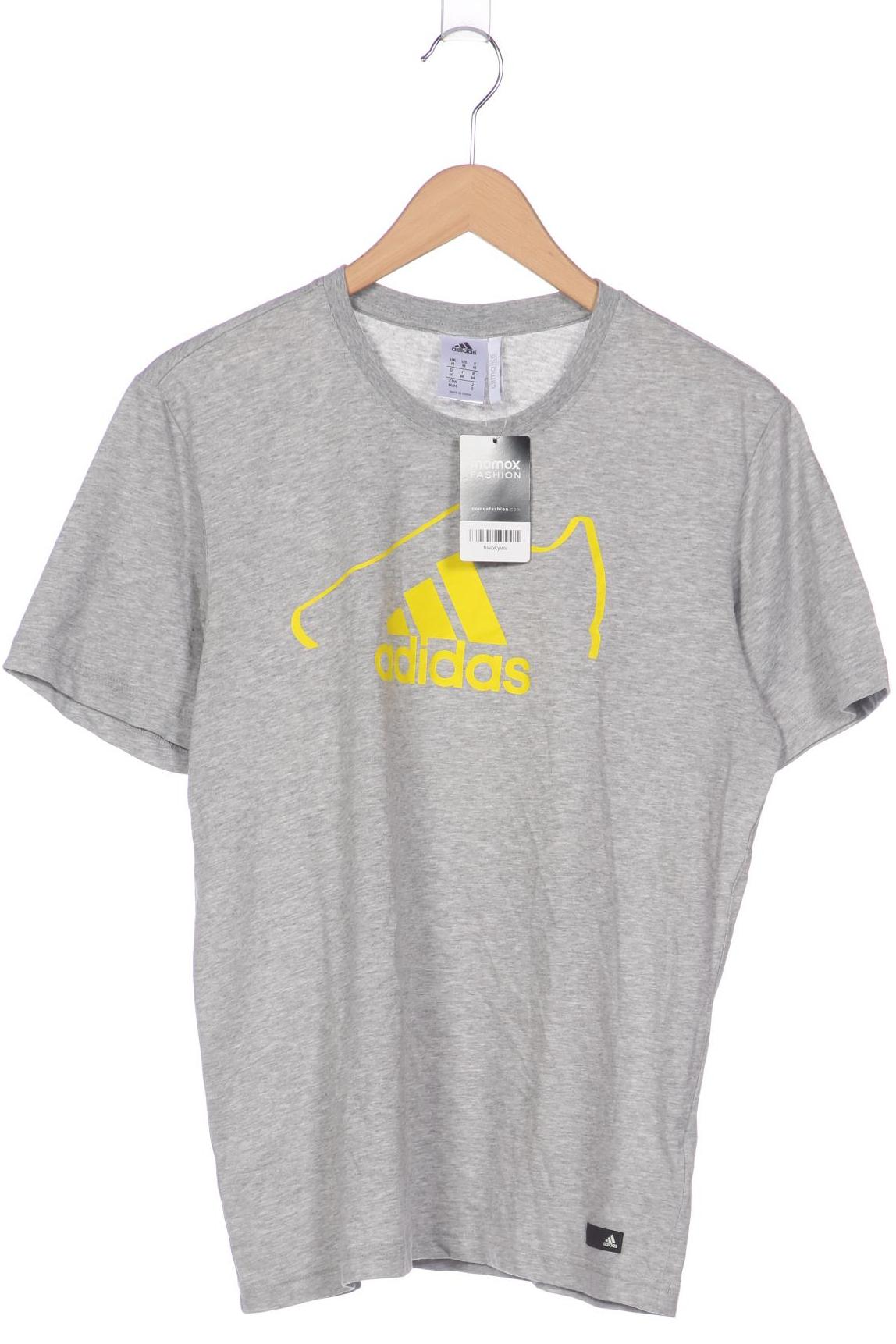 

adidas Herren T-Shirt, grau, Gr. 48