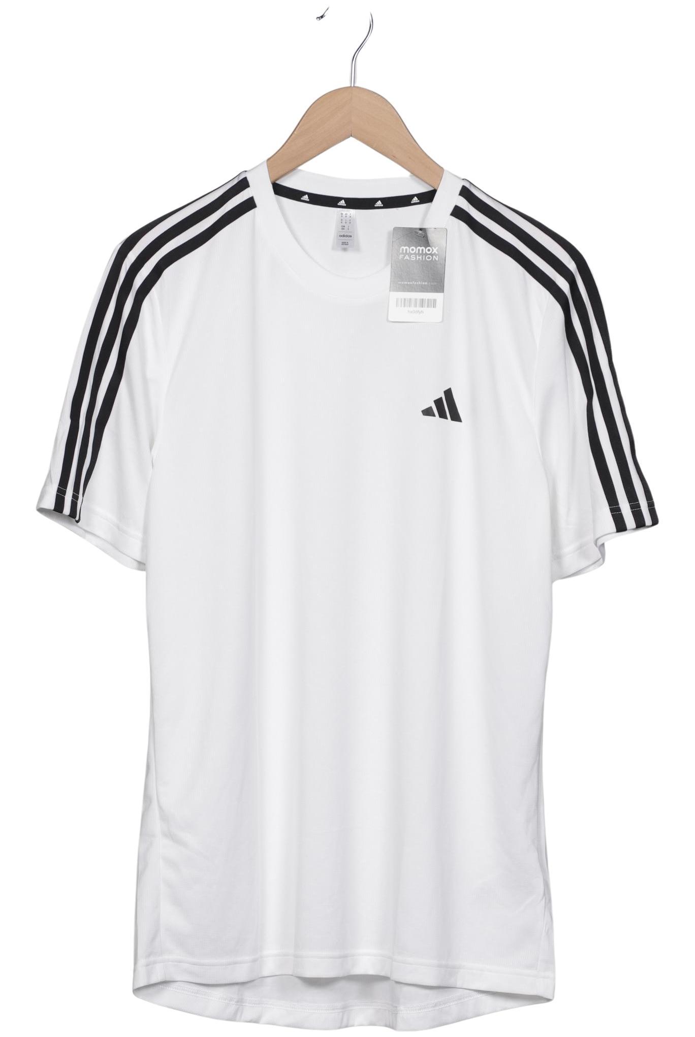 

adidas Herren T-Shirt, weiß, Gr. 48