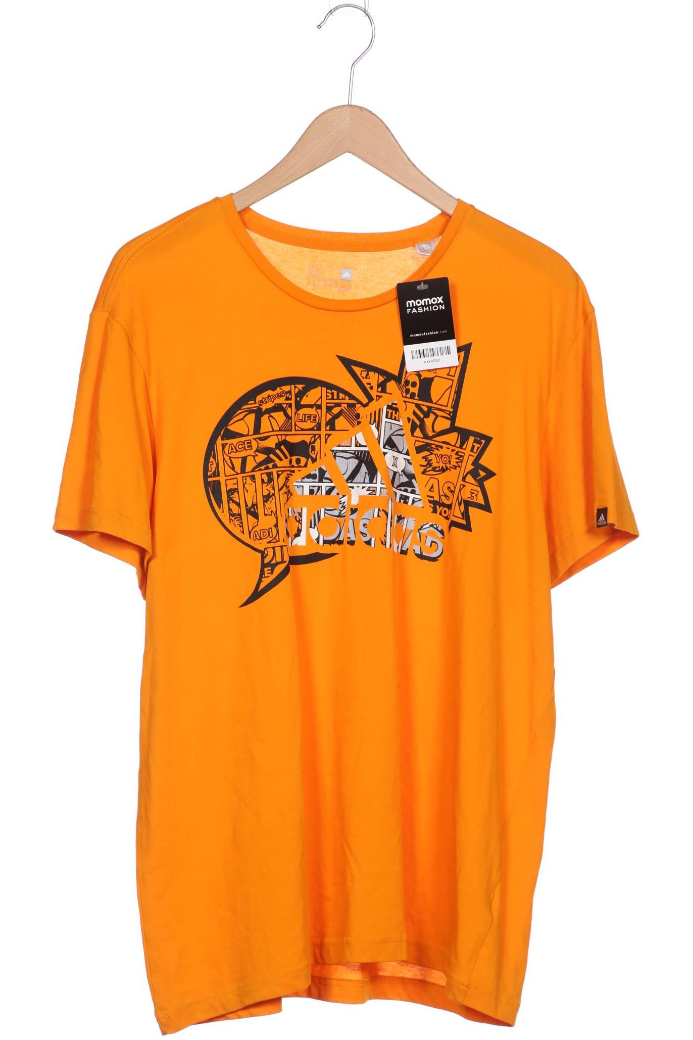 

adidas Herren T-Shirt, orange, Gr. 54