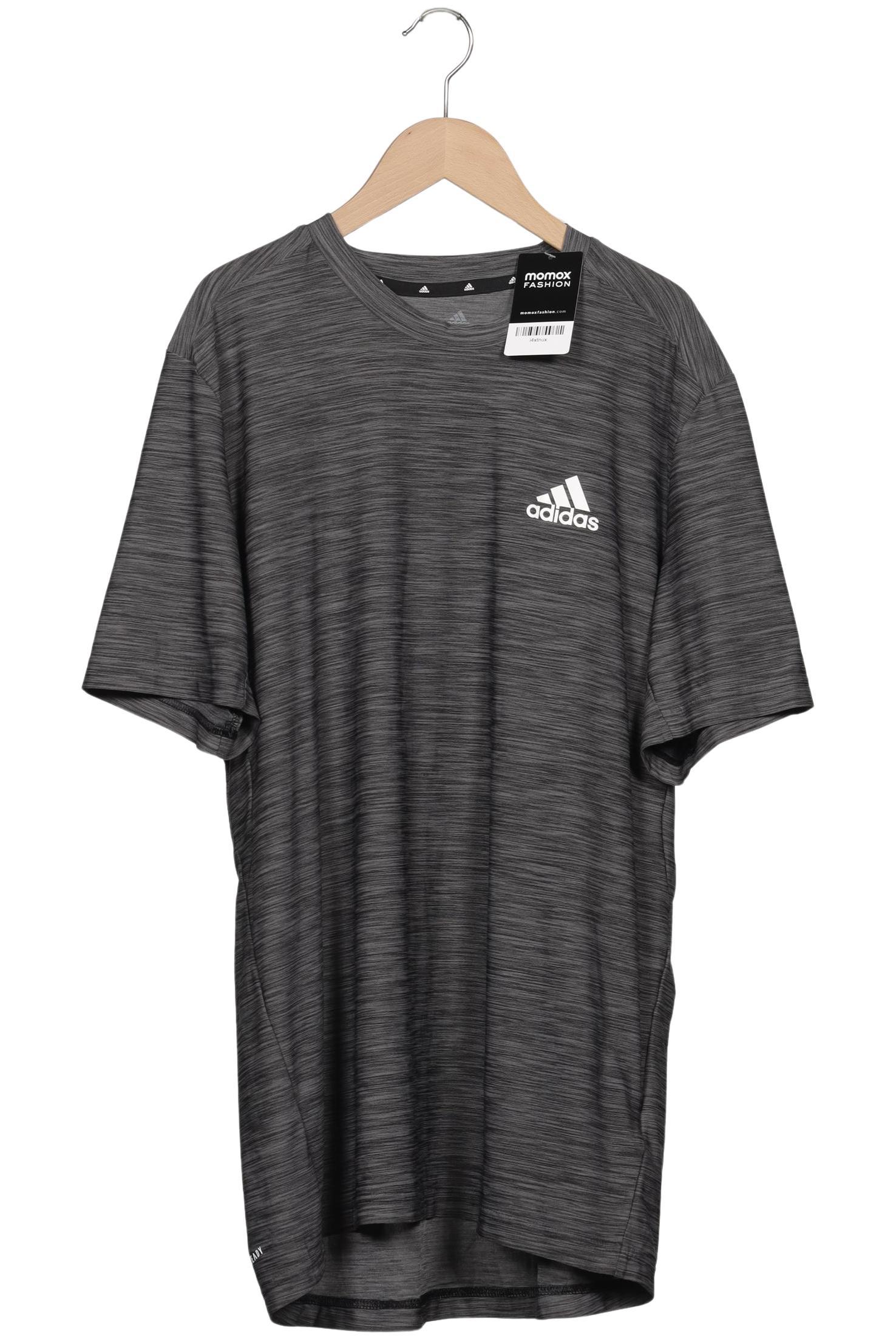 

adidas Herren T-Shirt, grau, Gr. 48