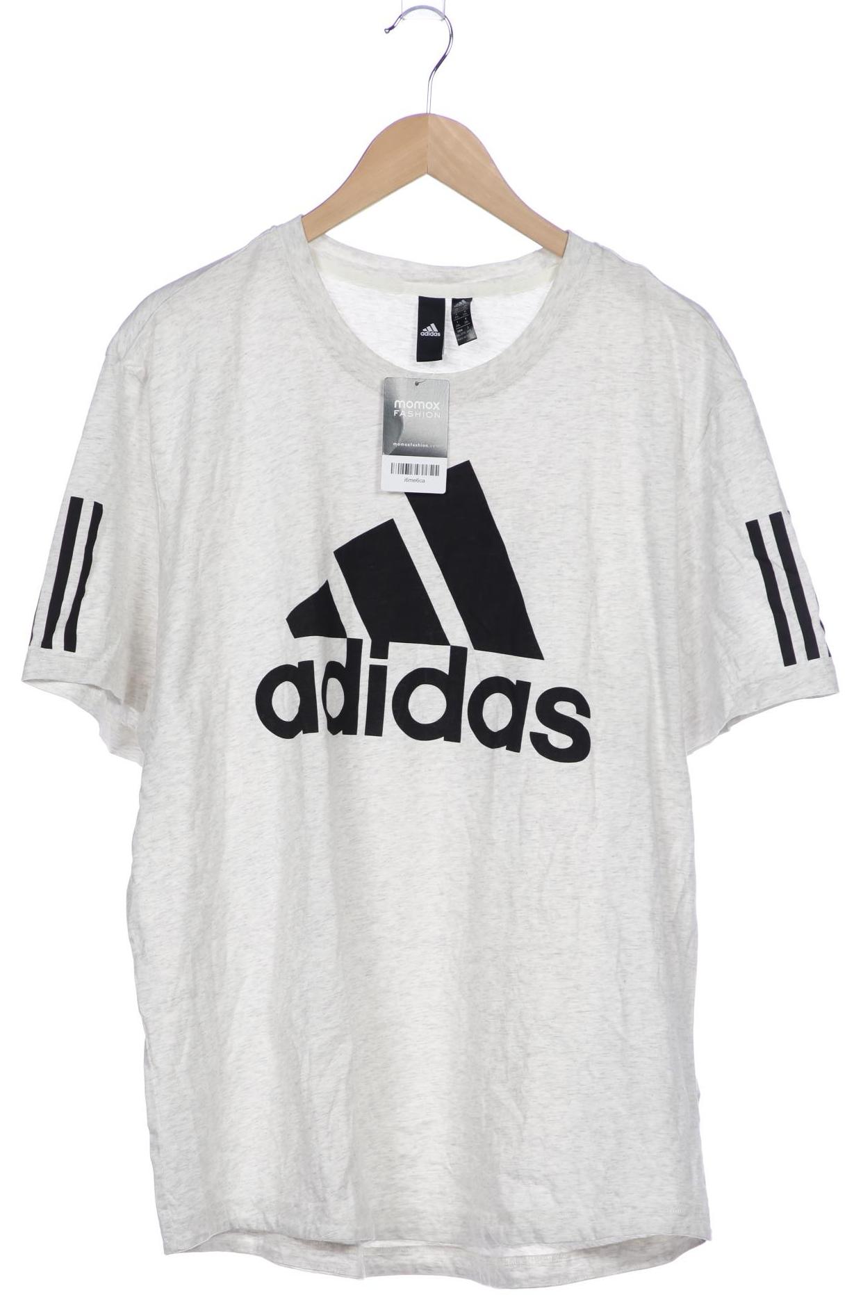 

adidas Herren T-Shirt, grau, Gr. 56