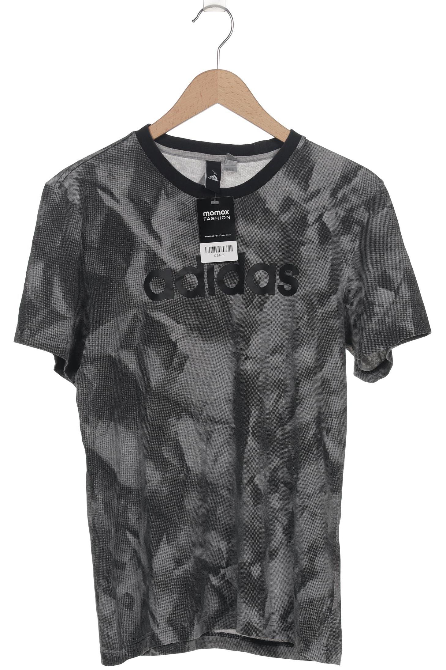 

adidas Herren T-Shirt, grau, Gr. 48