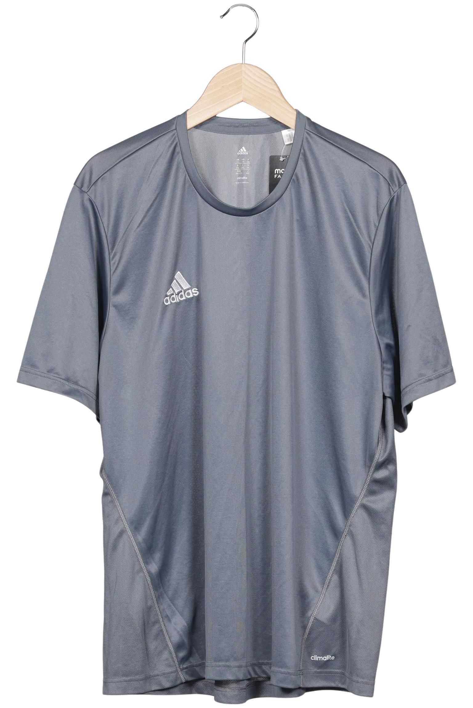 

adidas Herren T-Shirt, grau, Gr. 56