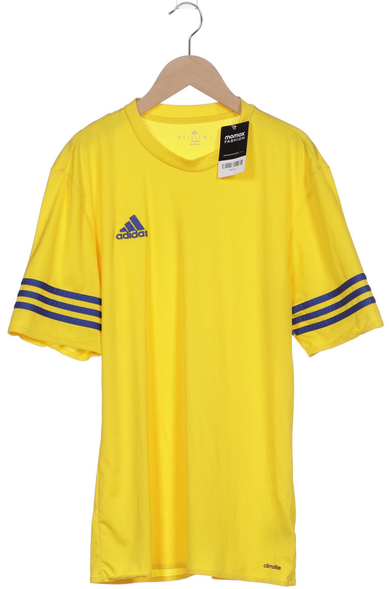 

adidas Herren T-Shirt, gelb, Gr. 48