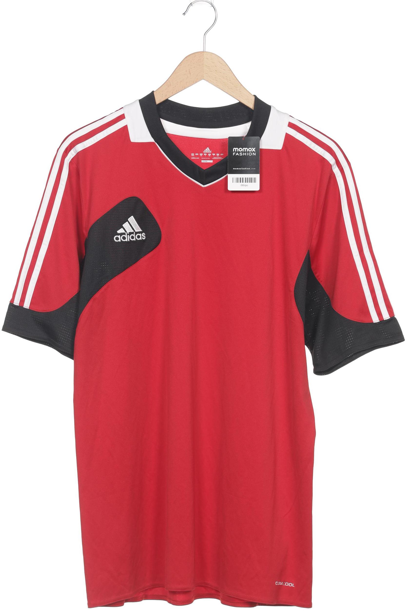

adidas Herren T-Shirt, rot, Gr. 56