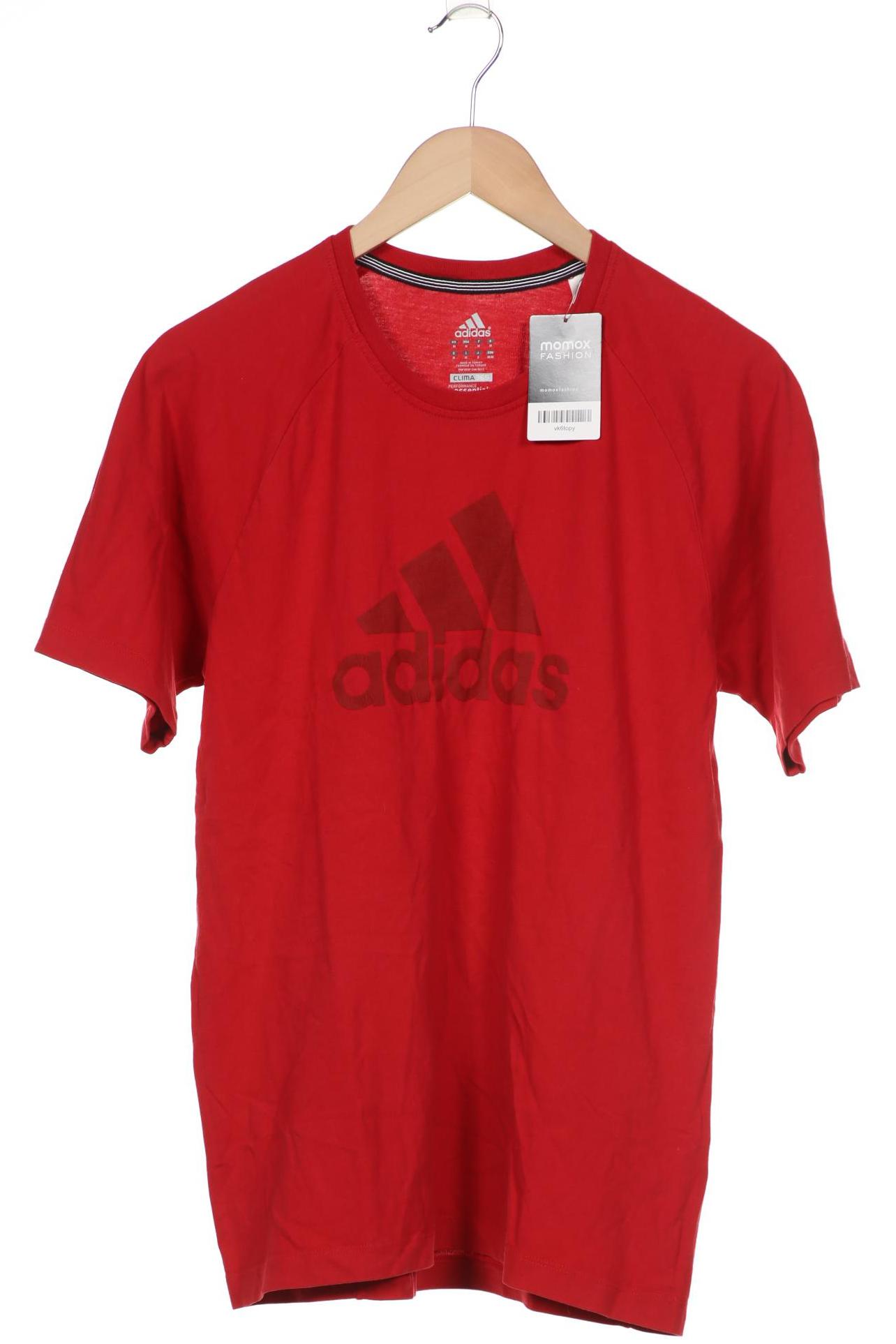 

adidas Herren T-Shirt, rot, Gr. 48