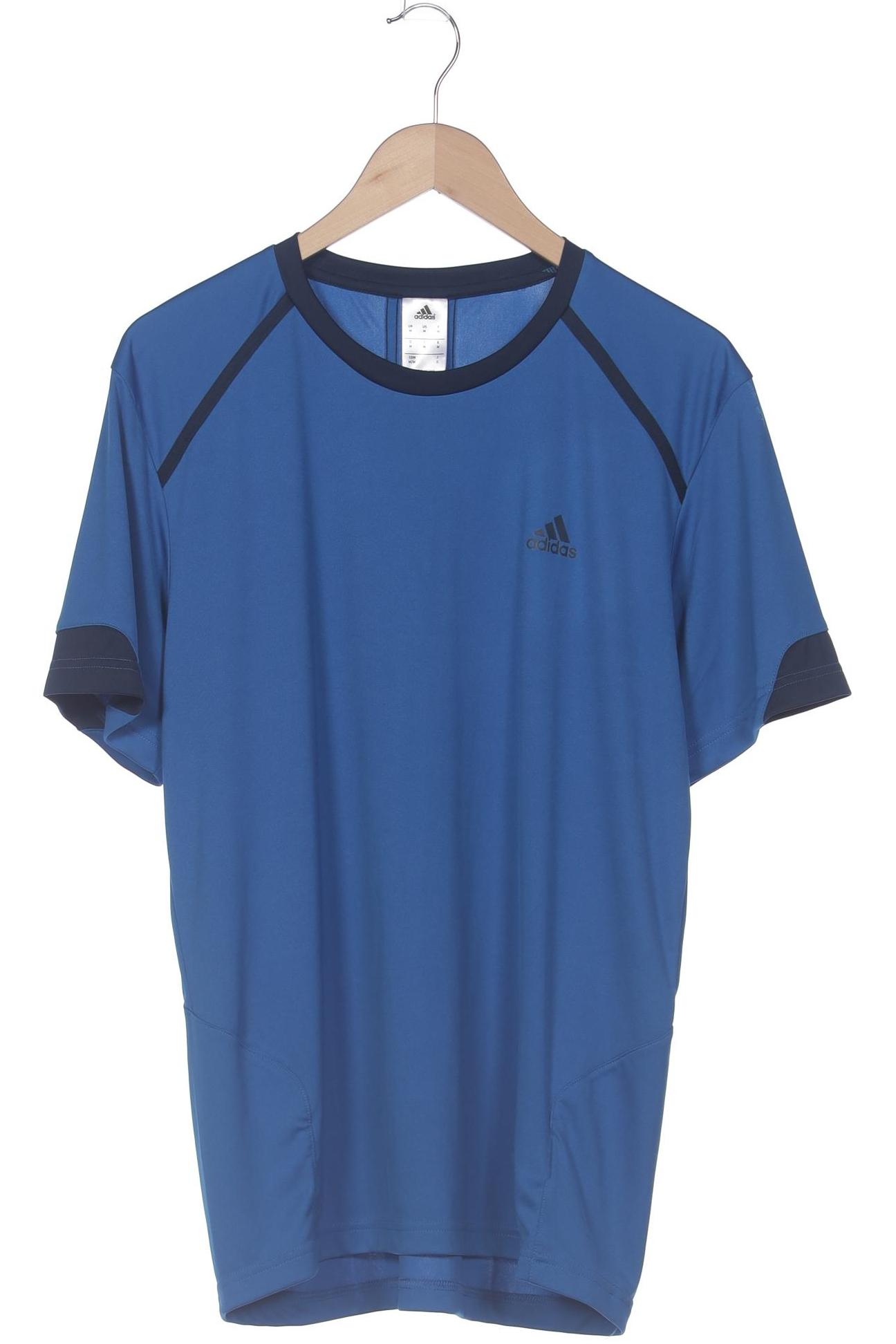 

adidas Herren T-Shirt, blau, Gr. 48