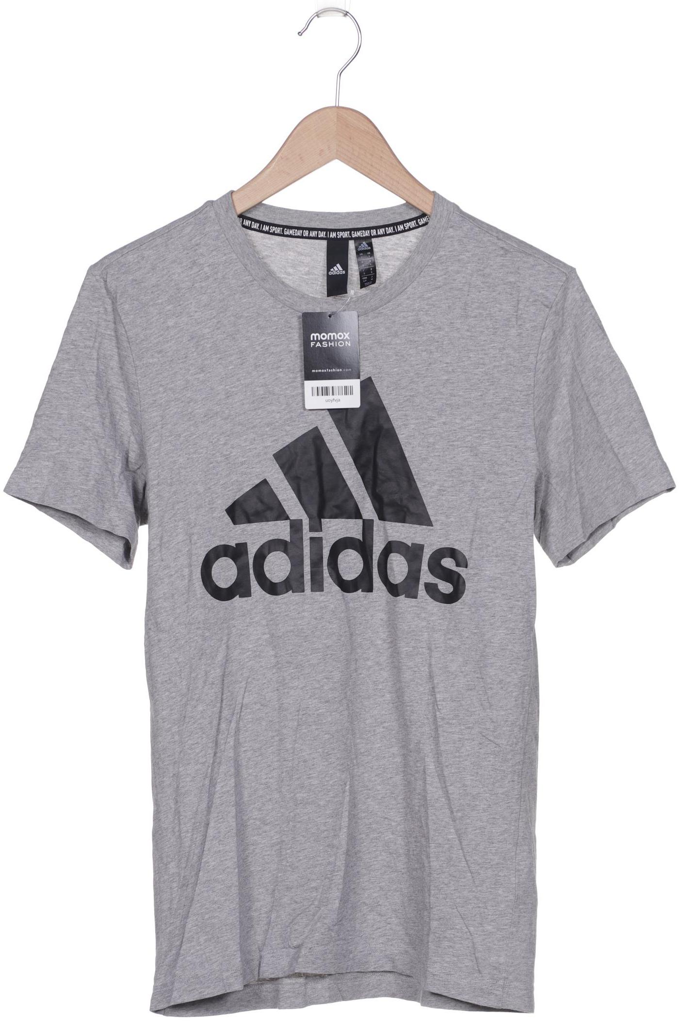 

adidas Herren T-Shirt, grau, Gr. 46
