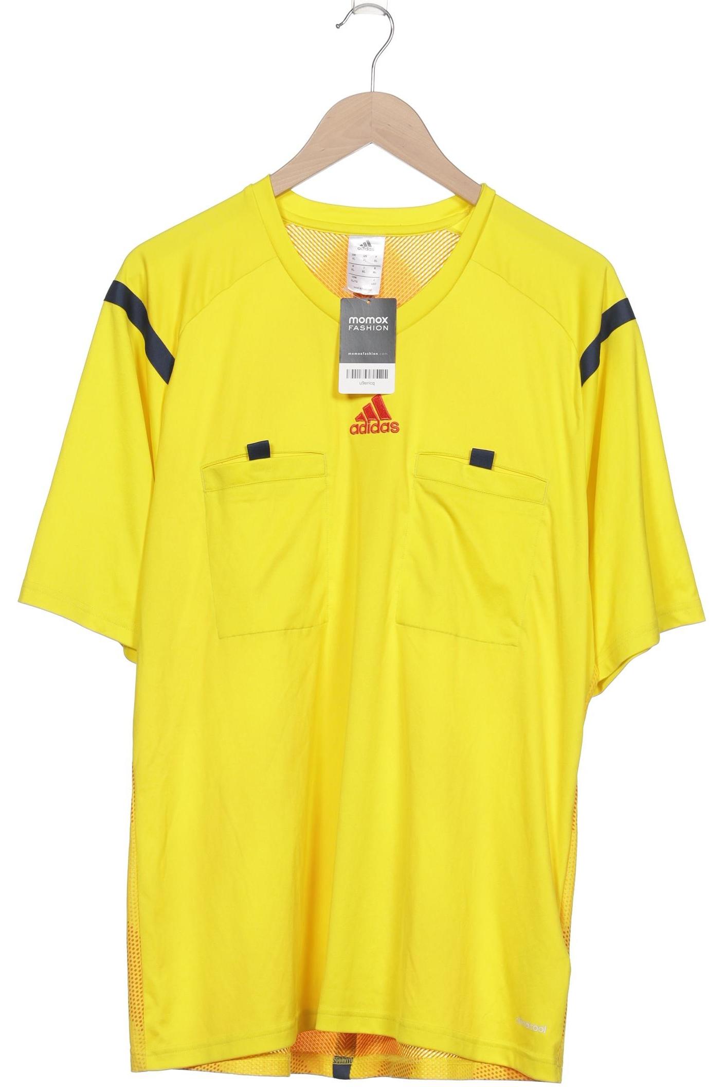 

adidas Herren T-Shirt, gelb, Gr. 54