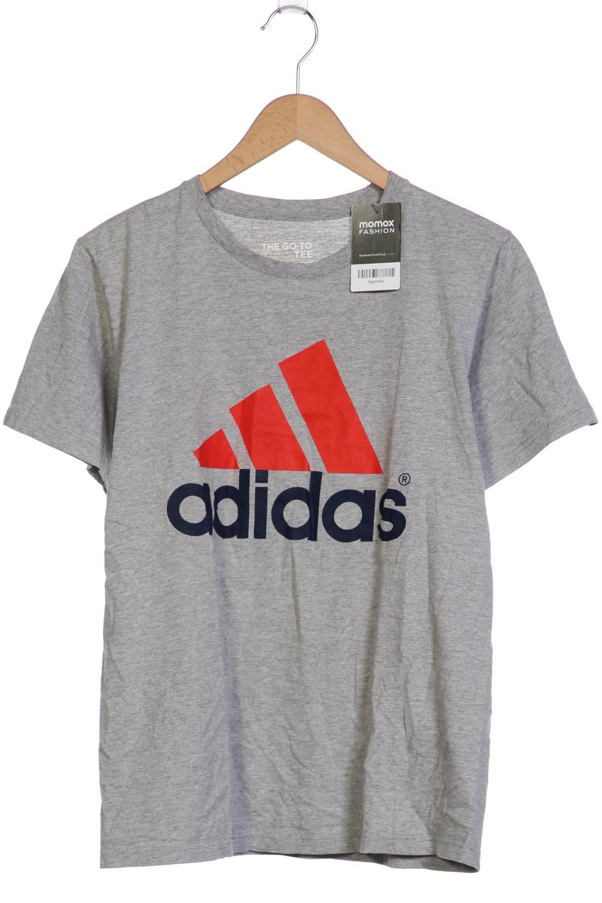 

adidas Herren T-Shirt, grau, Gr. 48