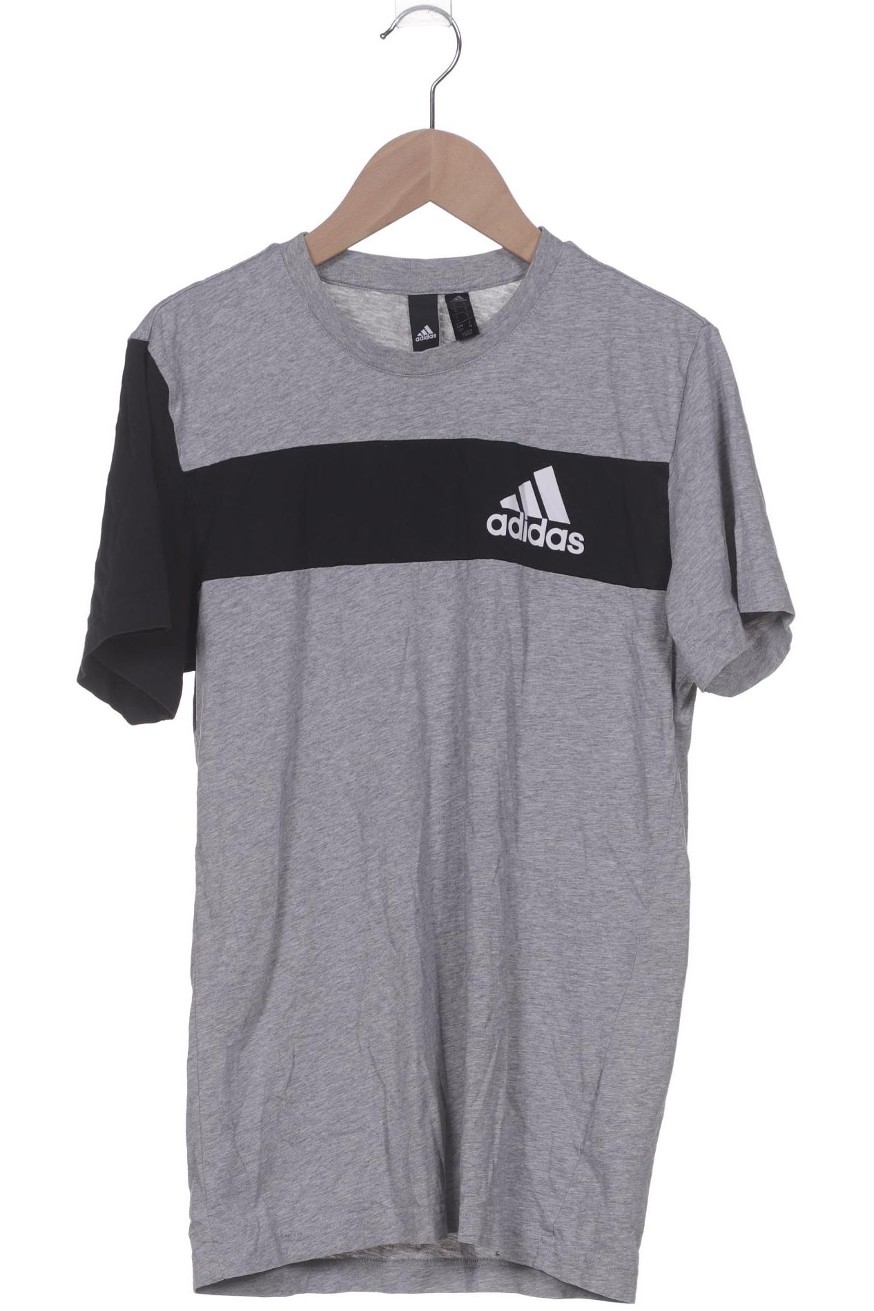 

adidas Herren T-Shirt, grau, Gr. 46