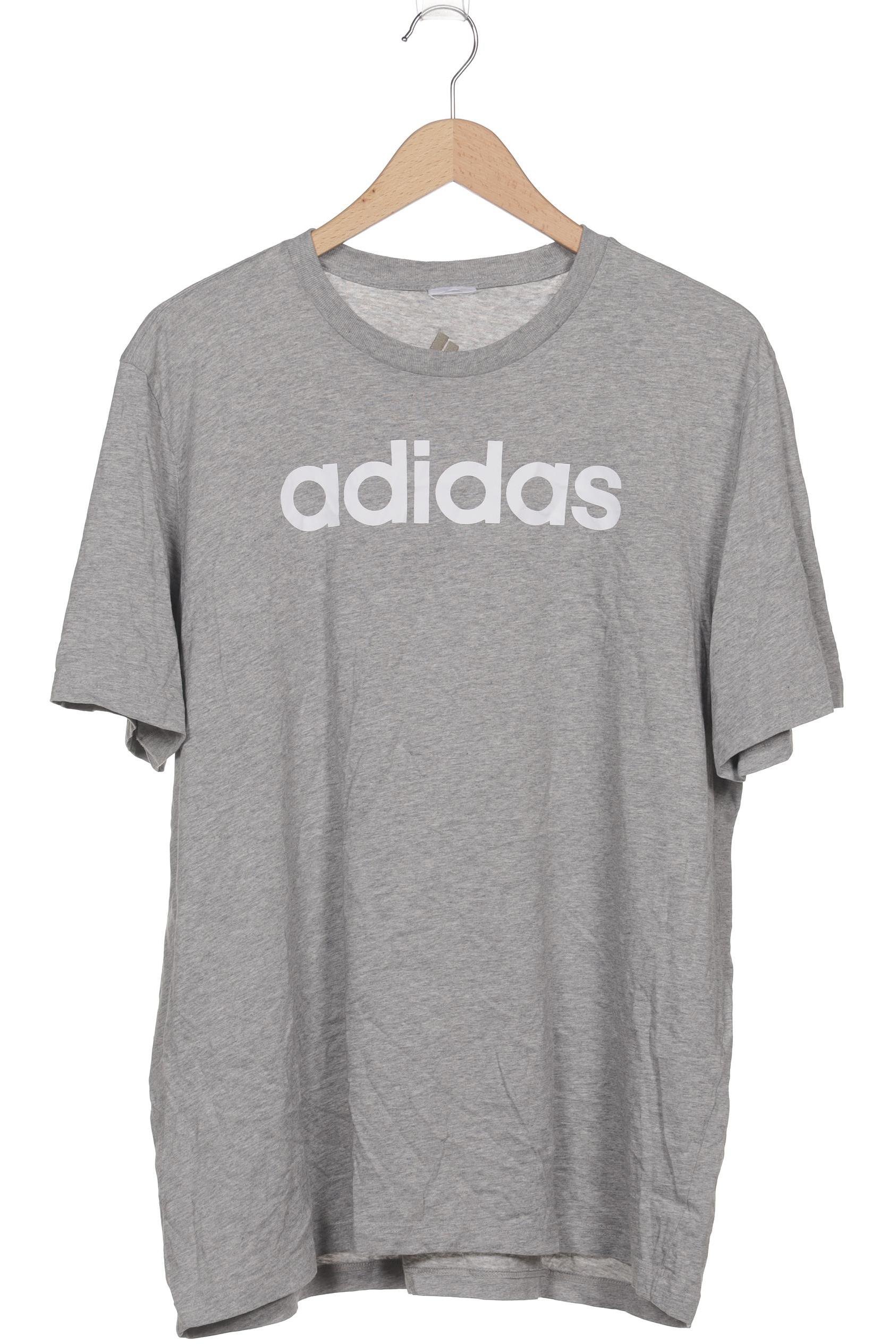 

adidas Herren T-Shirt, grau, Gr. 52