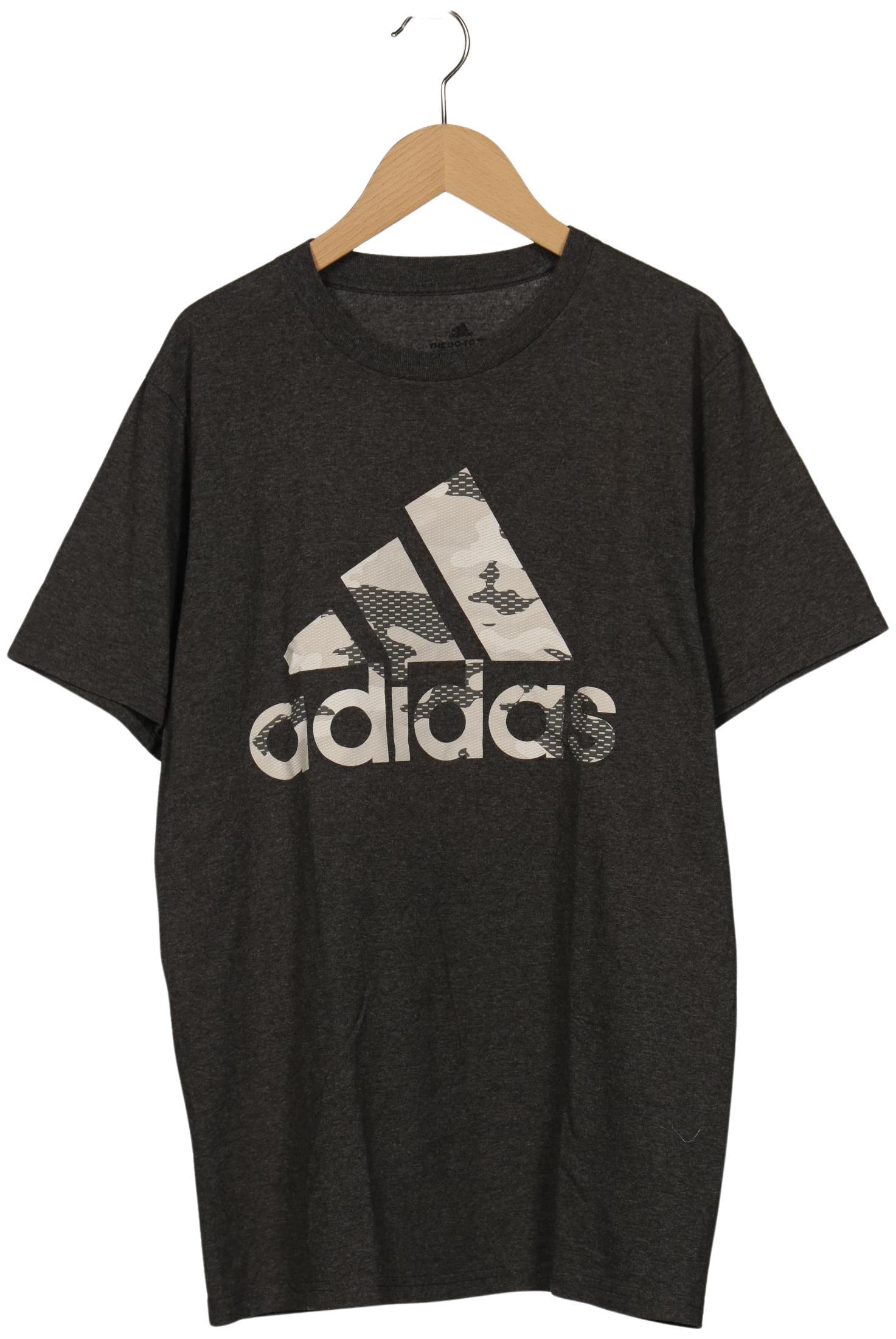 

adidas Herren T-Shirt, grau, Gr. 48
