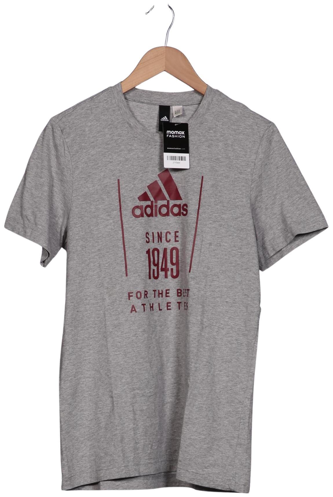 

adidas Herren T-Shirt, grau, Gr. 46