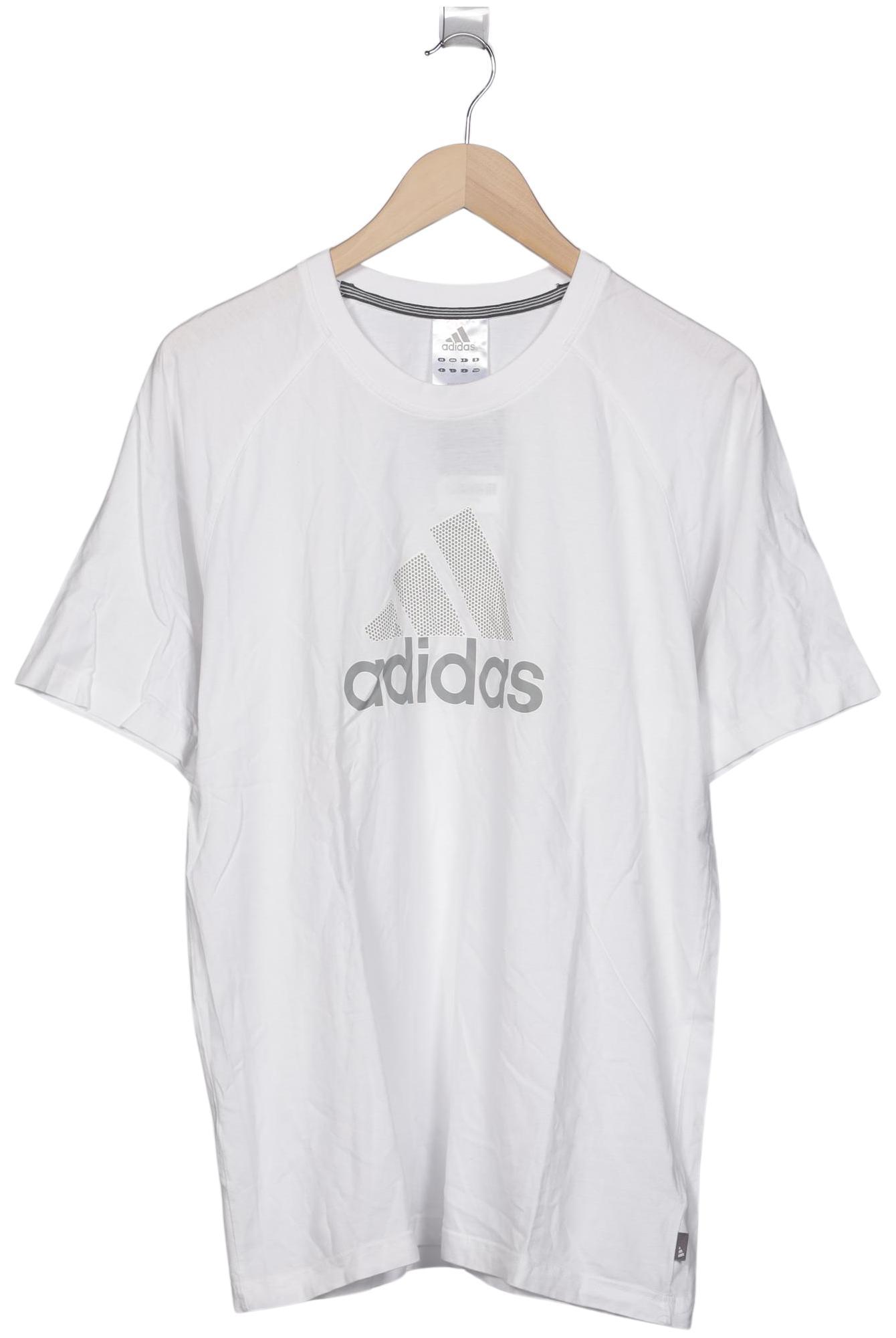 

adidas Herren T-Shirt, weiß, Gr. 52