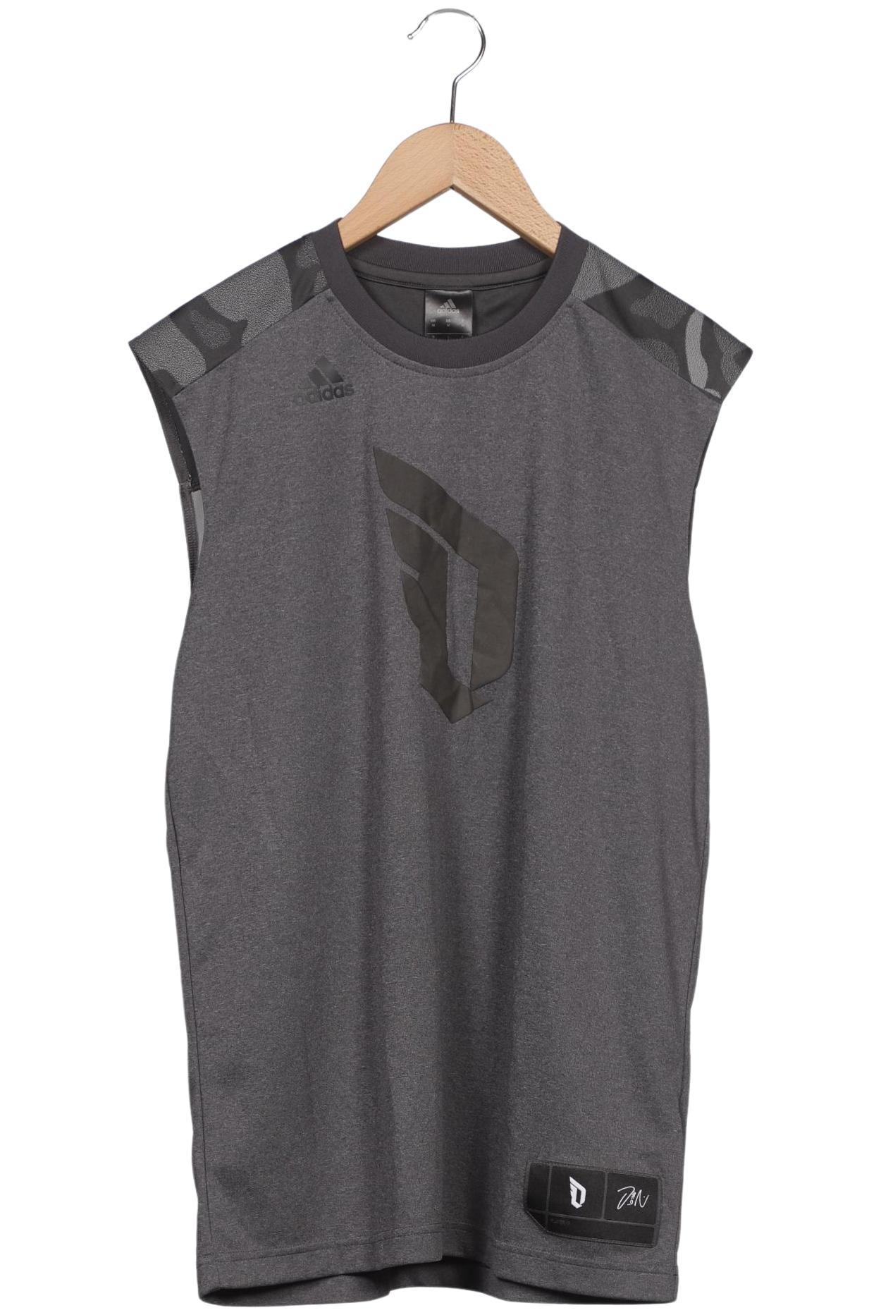 

adidas Herren T-Shirt, grau, Gr. 48