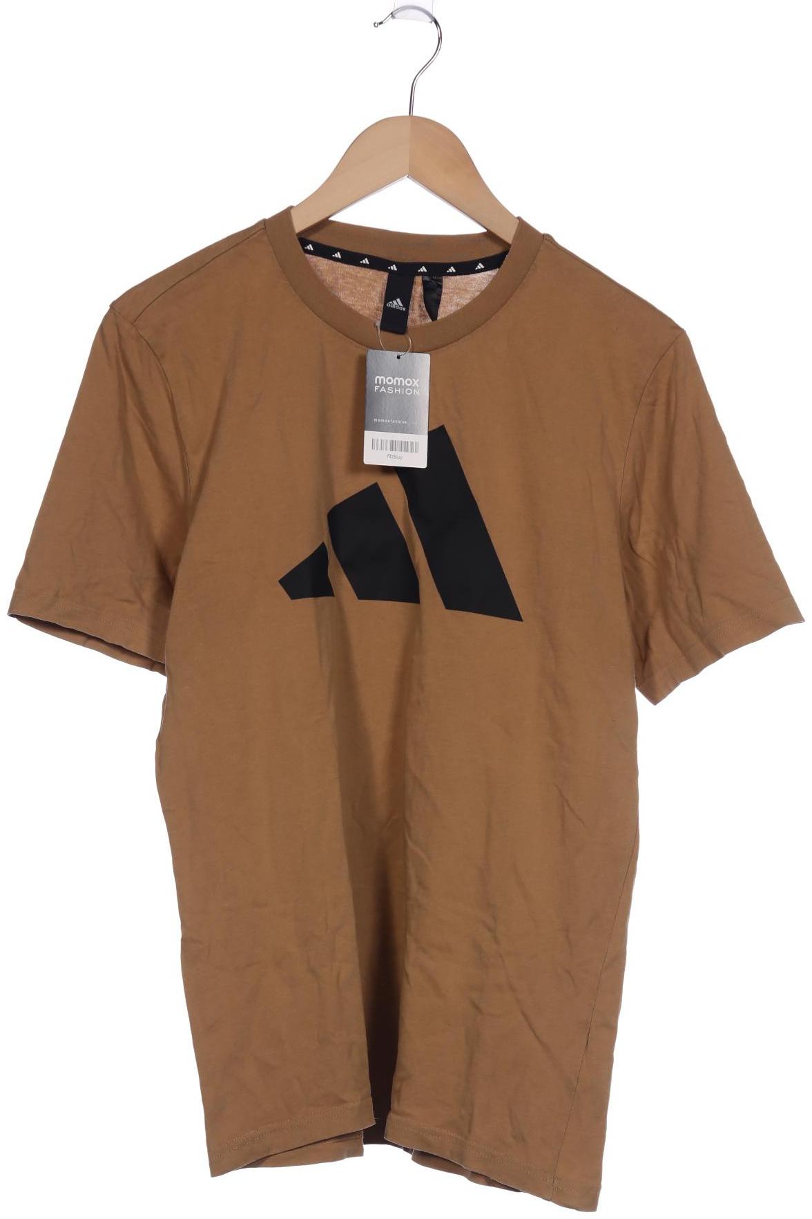 

adidas Herren T-Shirt, braun, Gr. 46