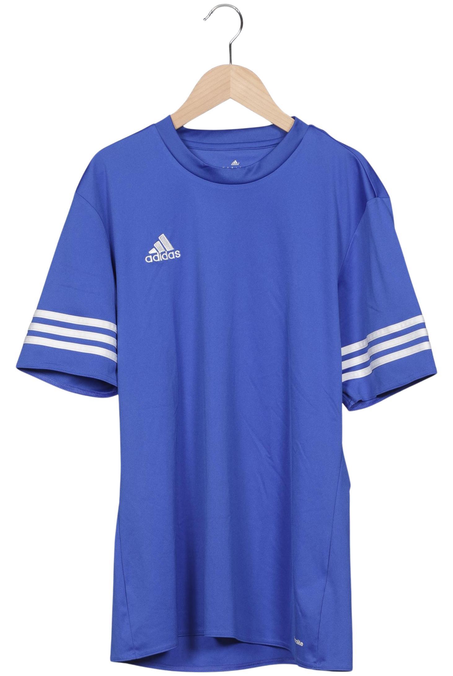 

adidas Herren T-Shirt, blau, Gr. 48